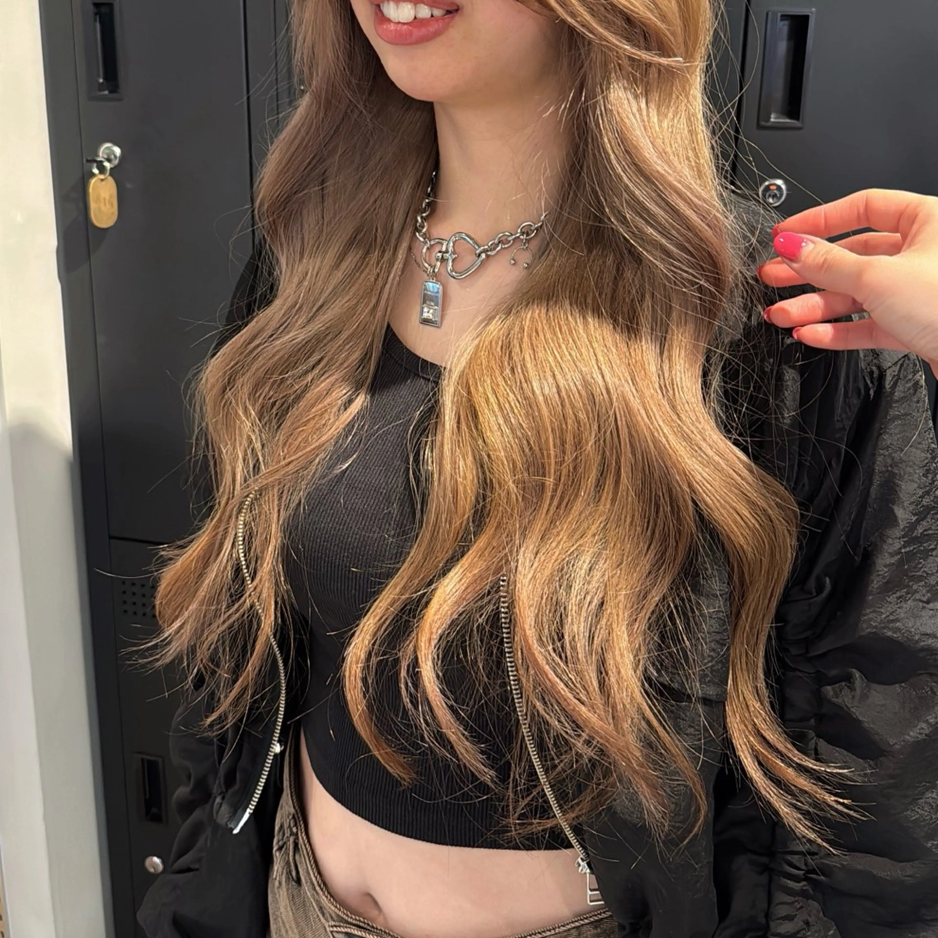 ロング カラー Revie  hair所属・Hiyori/透明感 /ボブ/矢場町のヘアスタイル