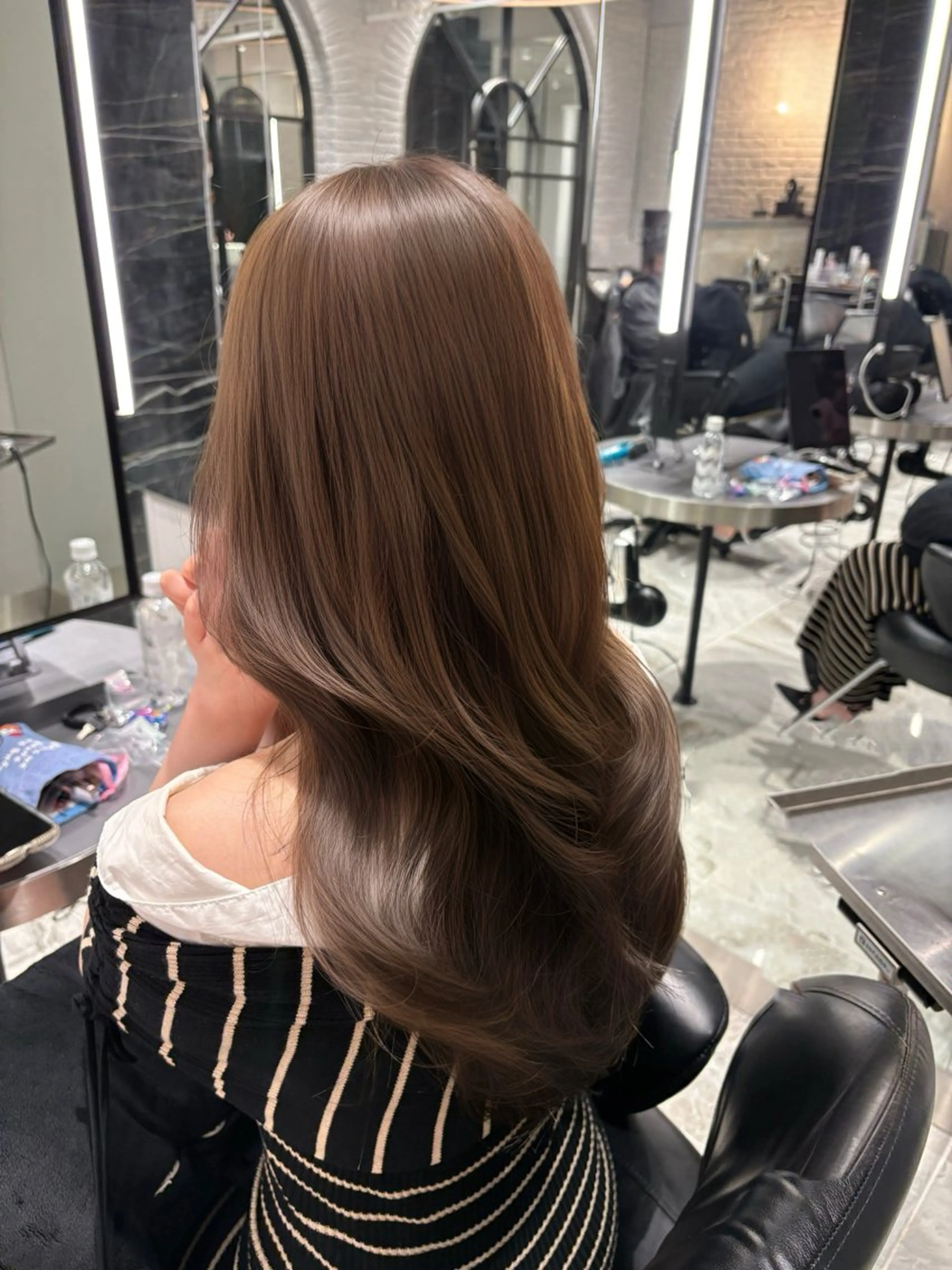 ロング カラー 韓国ヘア🎀艶髪 RISAのヘアスタイル