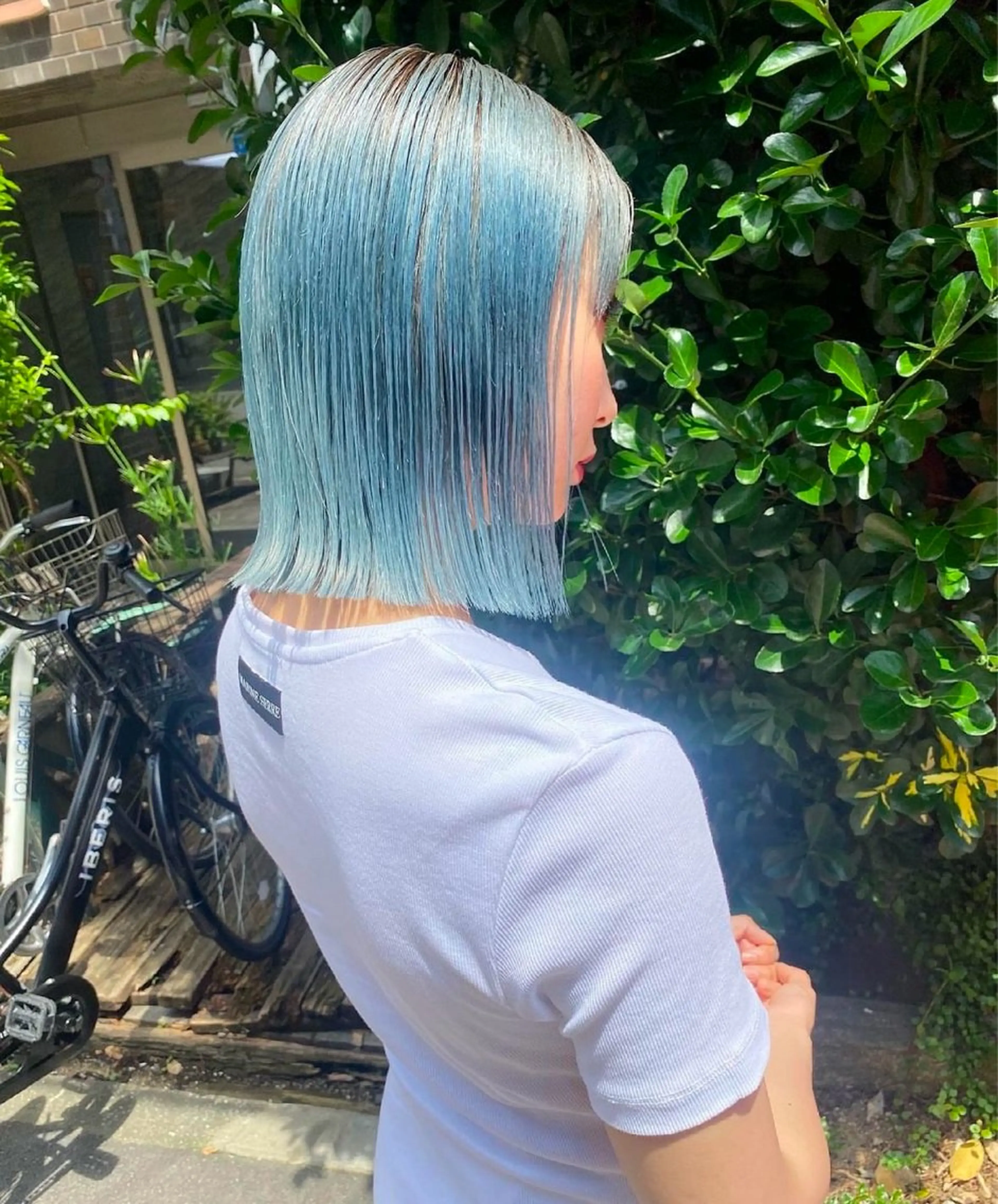 ミディアム 心斎橋ハイトーン/ カノンのヘアスタイル