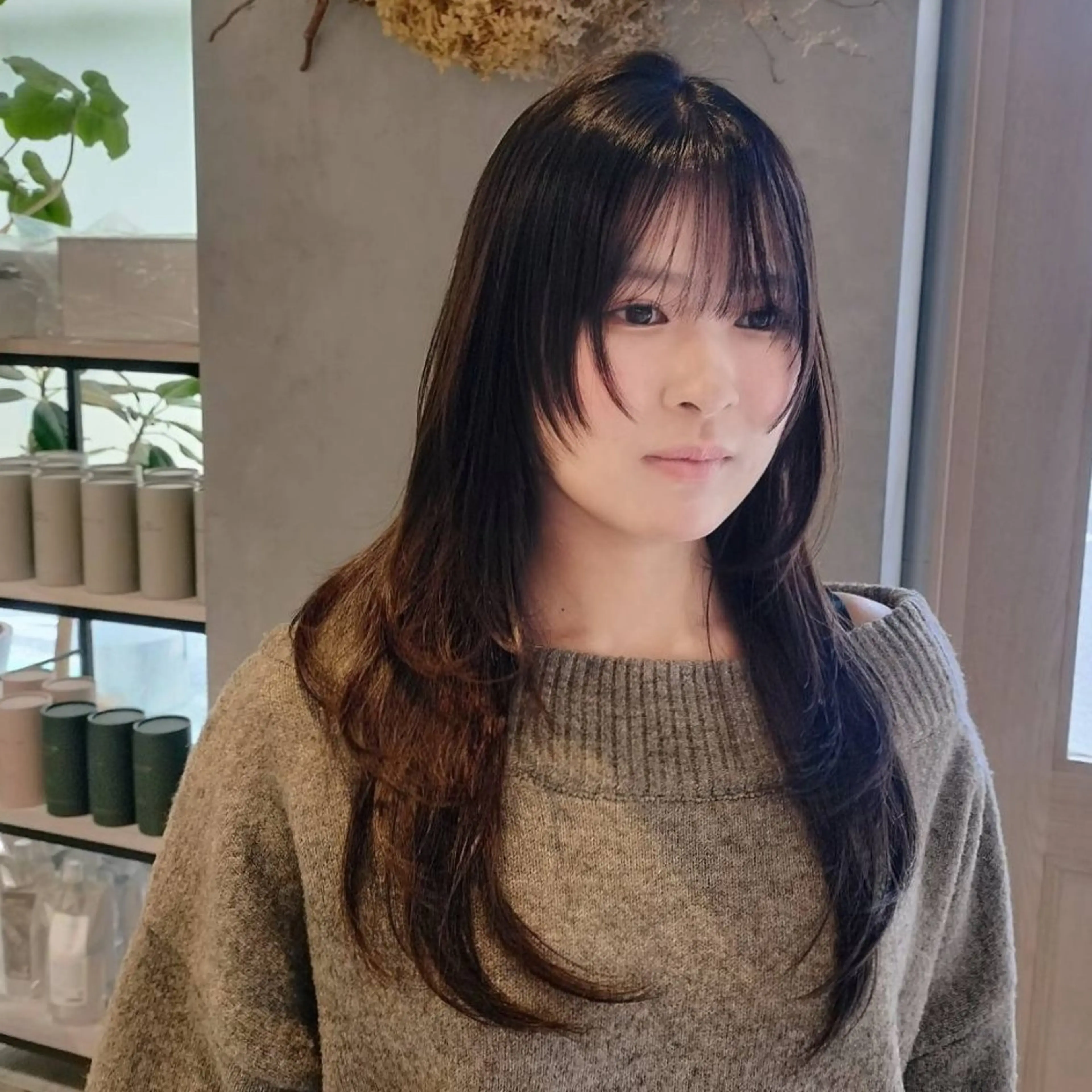 ロング 顔まわりレイヤー 髪質改善 レイヤーカット トリートメント トリートメント HINAKO/ ROCCOのヘアスタイル