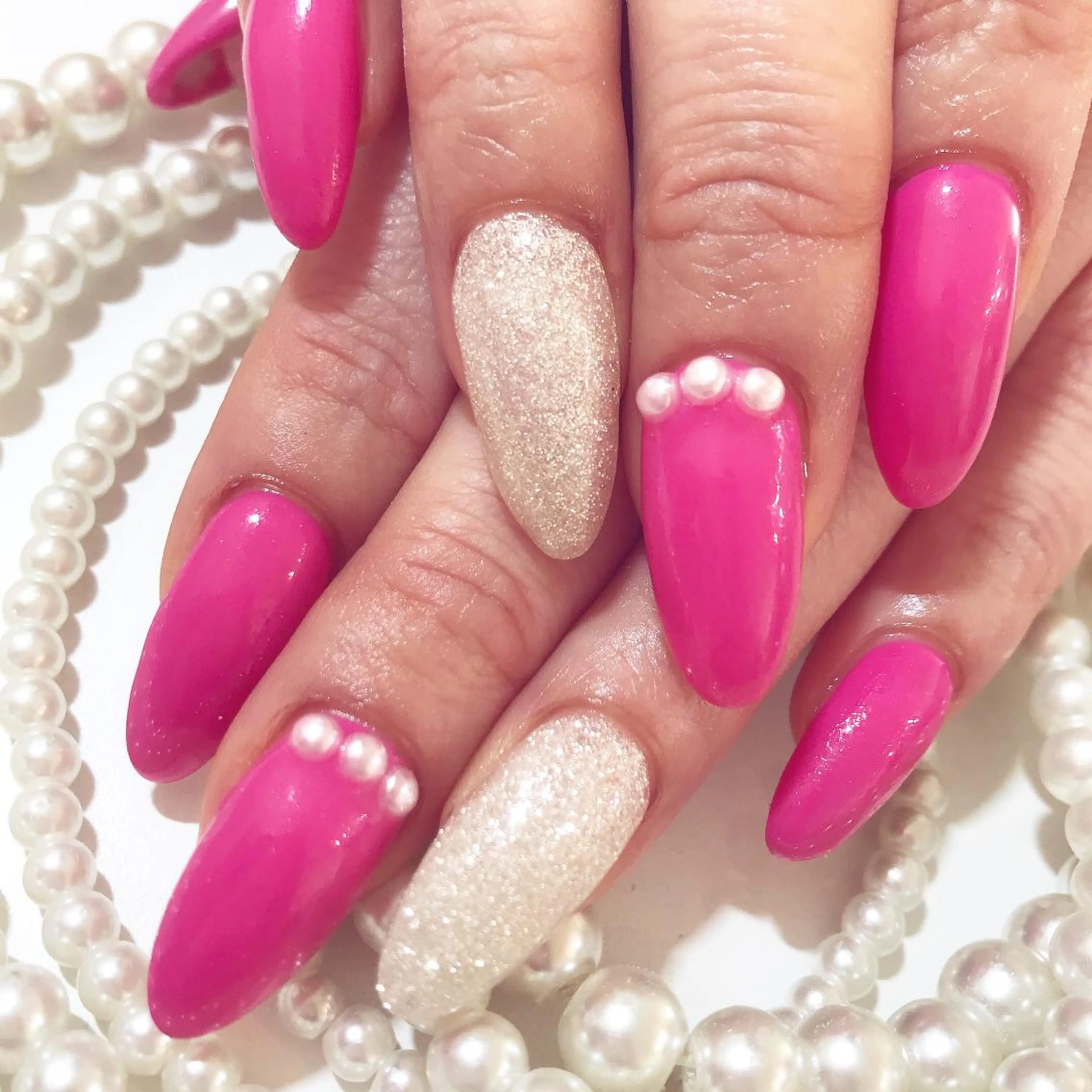 ネイル 💗🪽Tiary Nail🪽💗のネイルデザイン