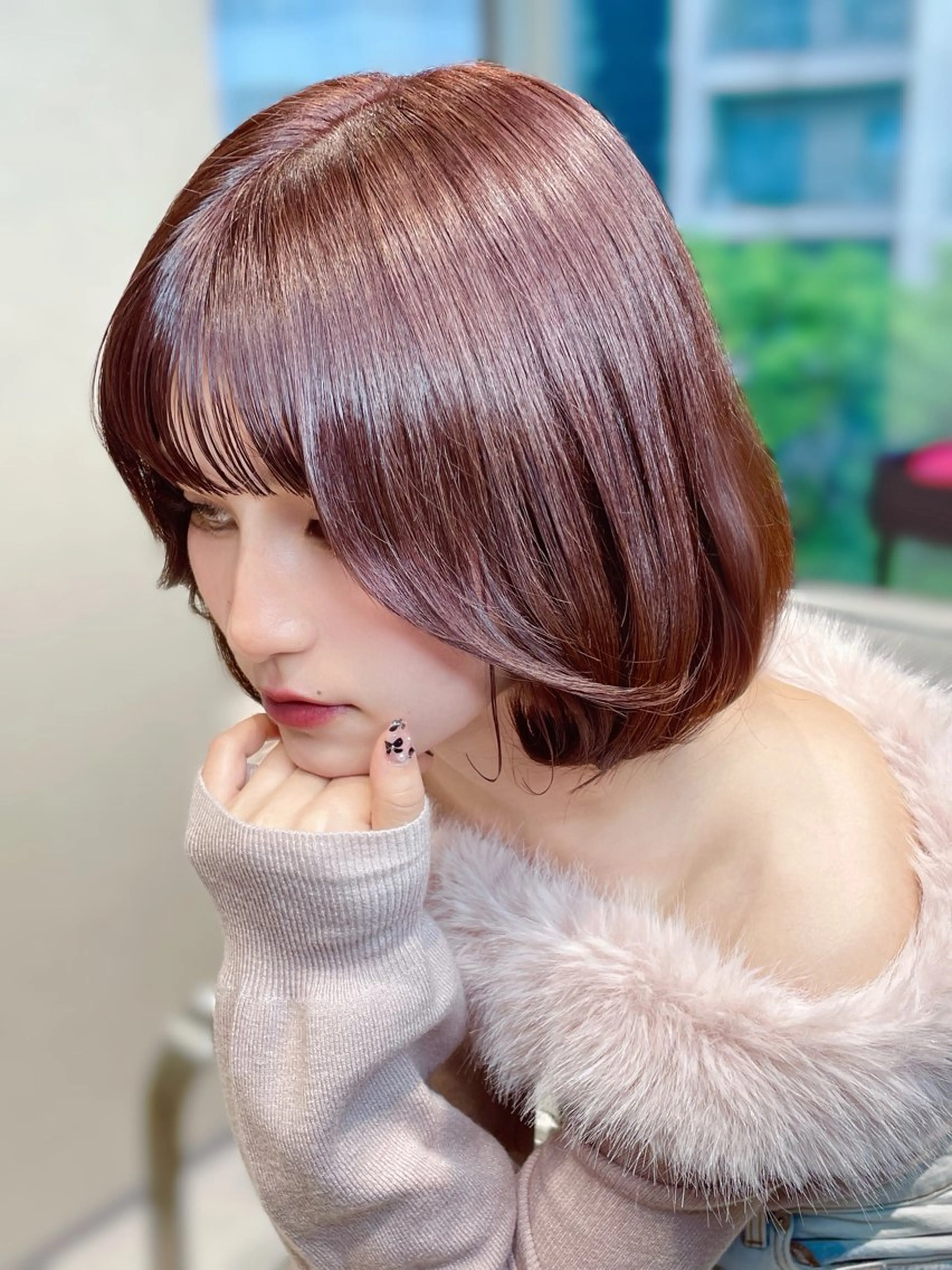 【絹髪に憧れてる方にオススメ】カット＋GLT髪質改善カラー＋シルキーヴェールトリートメントの写真