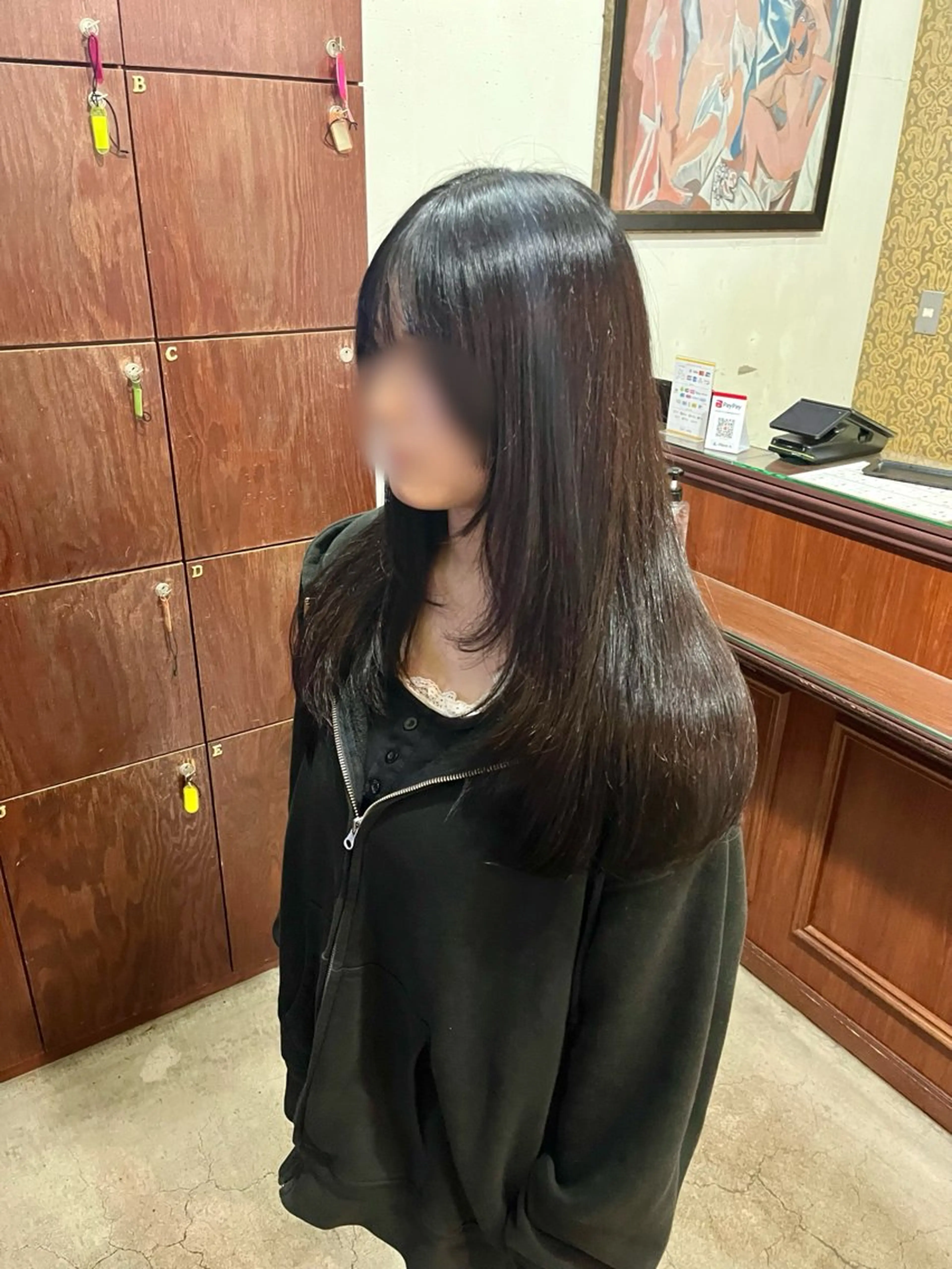 ロング レイヤーカット BRAVE kashiwa east 柏東口所属・🐣無料カット🐣 こばやし なおのヘアスタイル