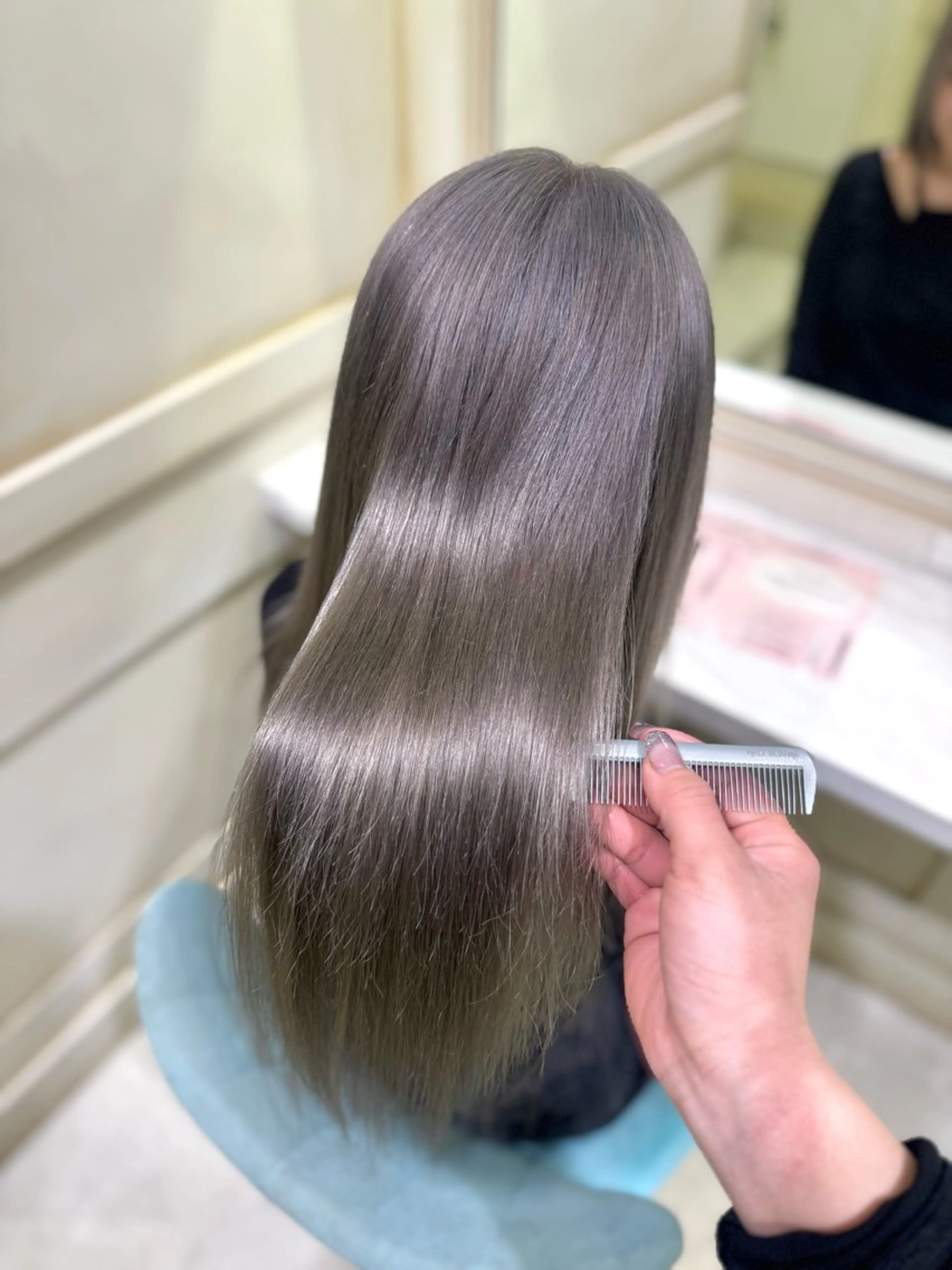 ロング カラー カット ヘアカラー トリートメント 透明感カラー/ kazusaのヘアスタイル