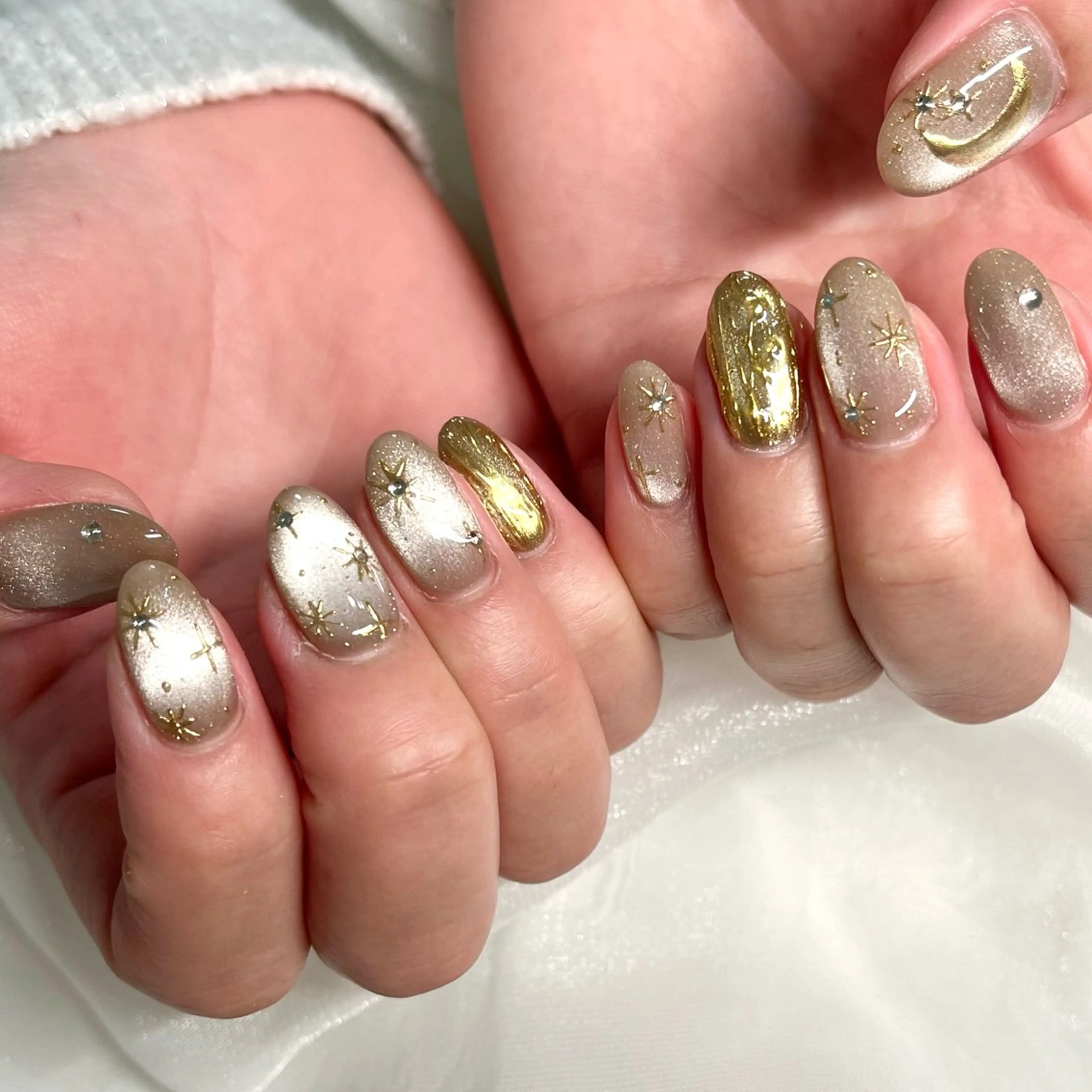 ネイル ハンドネイル joie ange rinna上本町のネイルデザイン