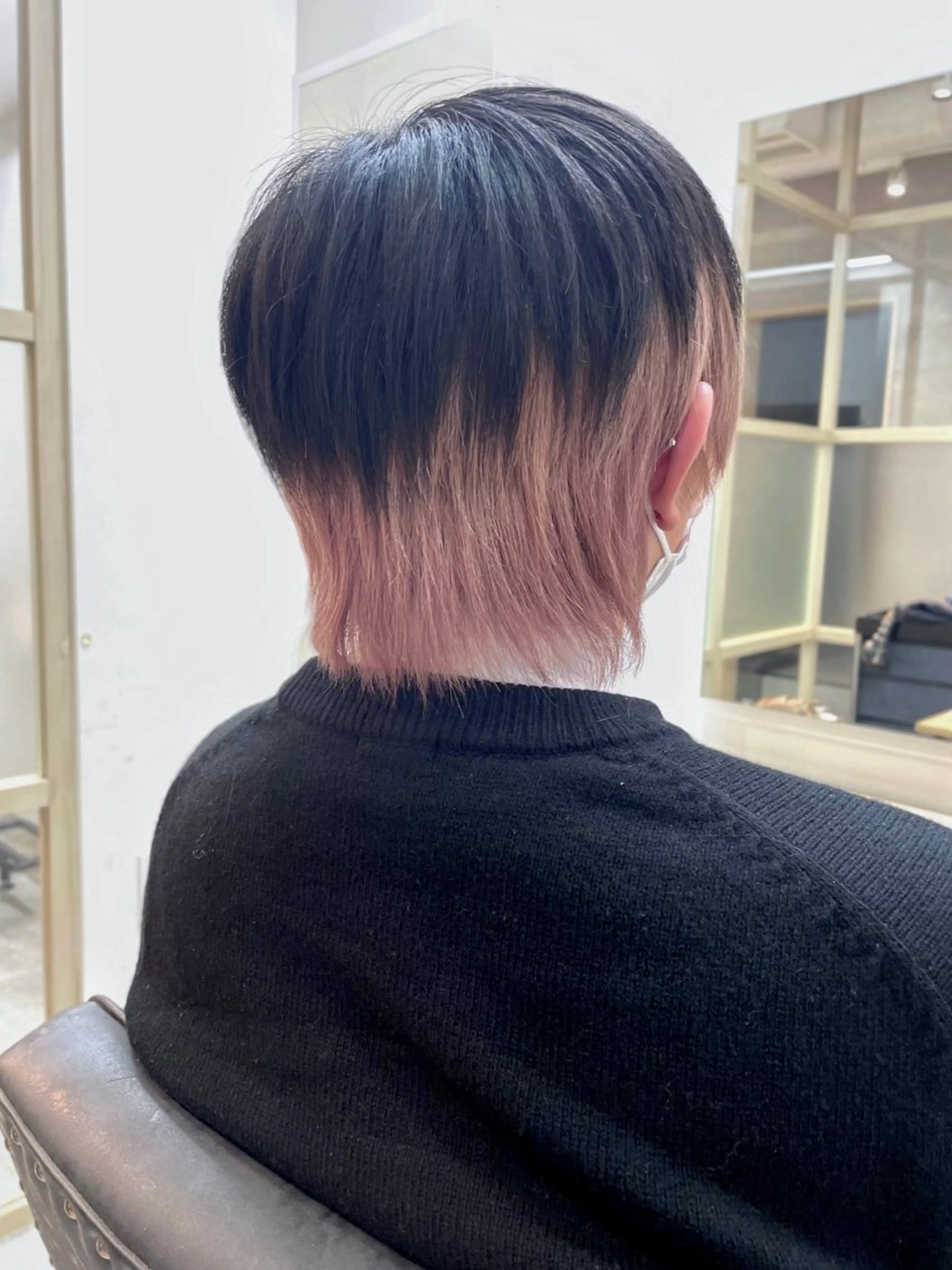 ミディアム カラー メンズ EMANON新宿南口所属・ケアブリーチ×艶カラ ー️🫧Shioriのヘアスタイル