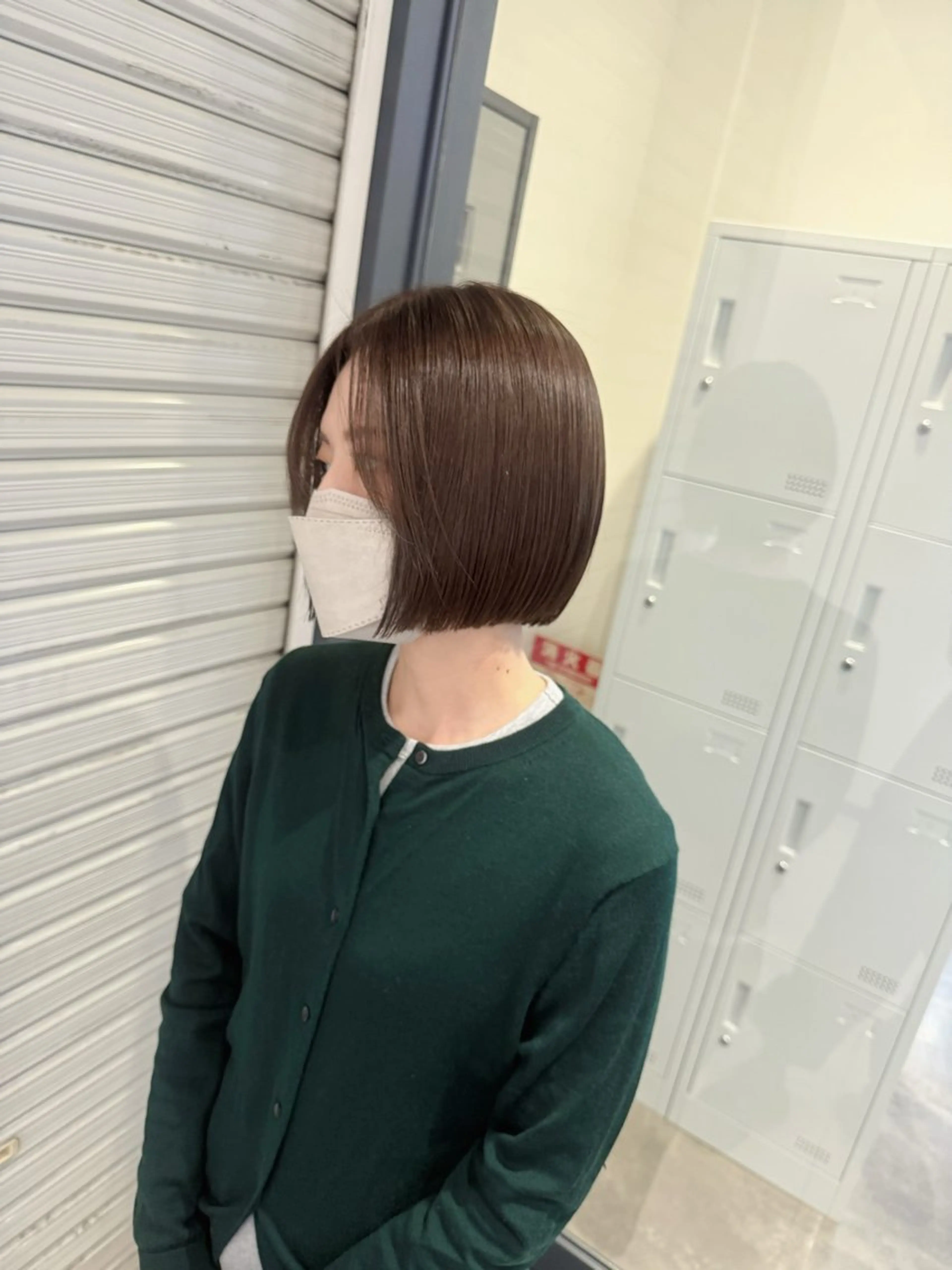 ミディアム カット トリートメント 大坪 壱成のヘアスタイル