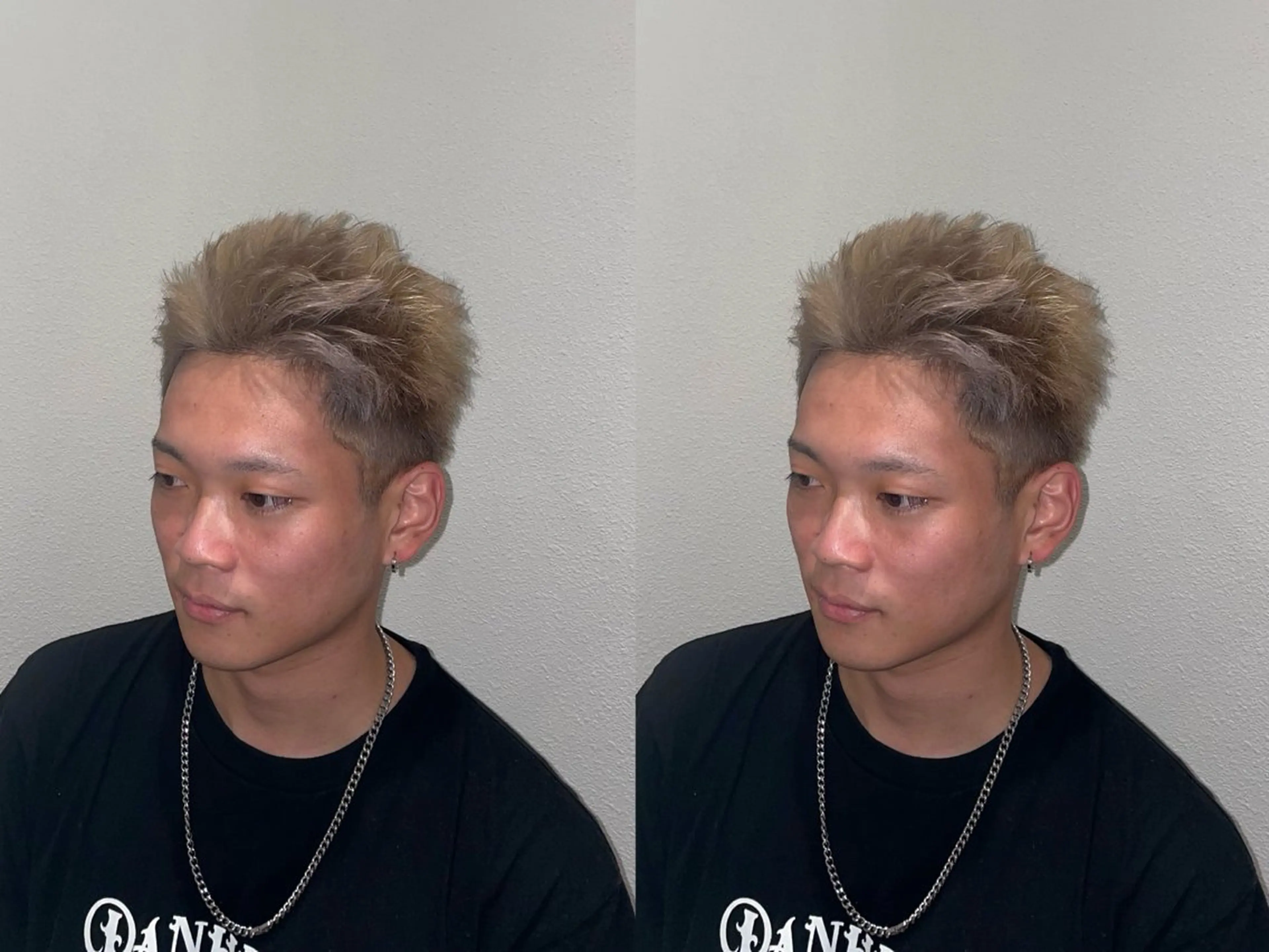 カラー メンズ ヘアカラー 夏向/ハイトーン /パーマのヘアスタイル