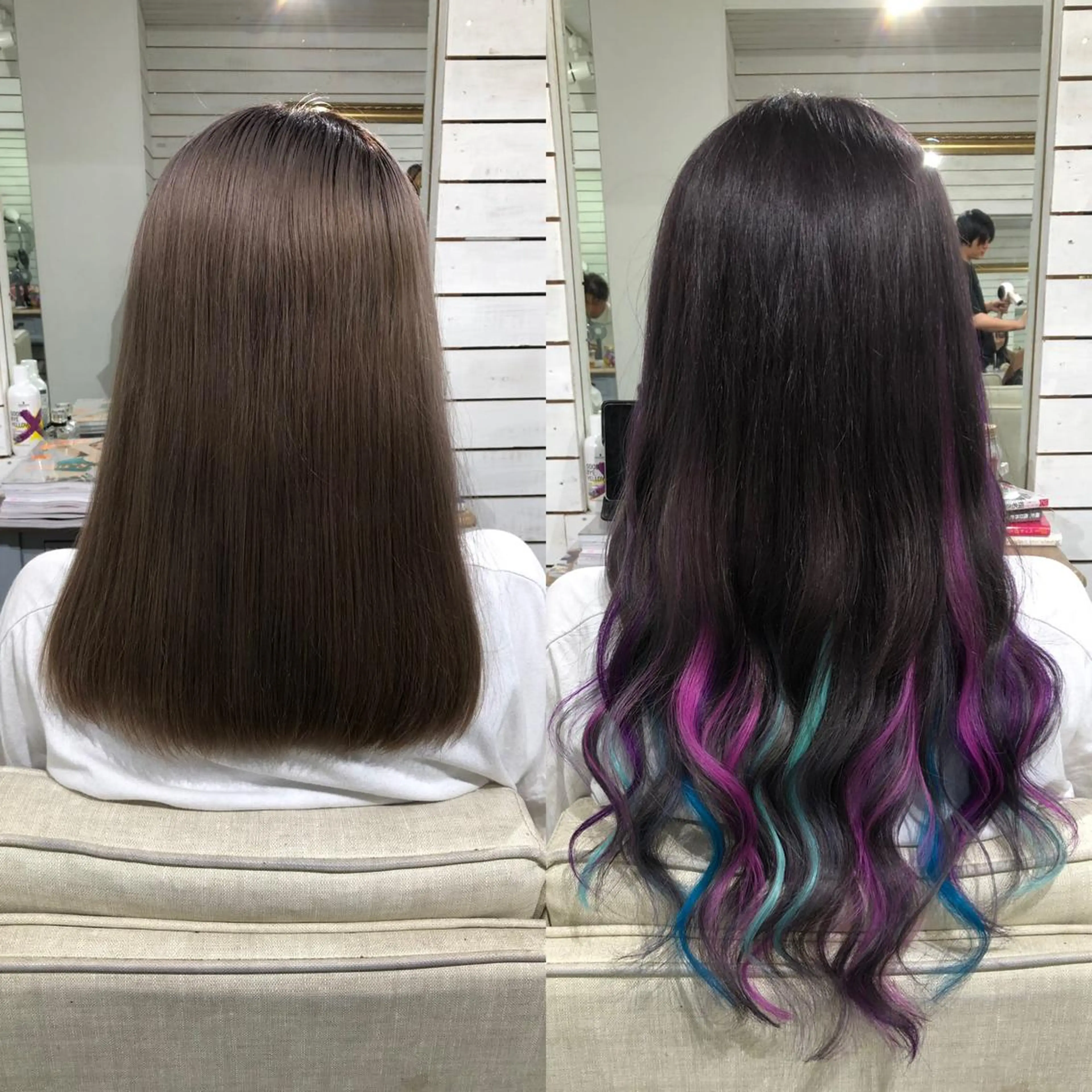 ロング カット エクステ LANDS officialのヘアスタイル