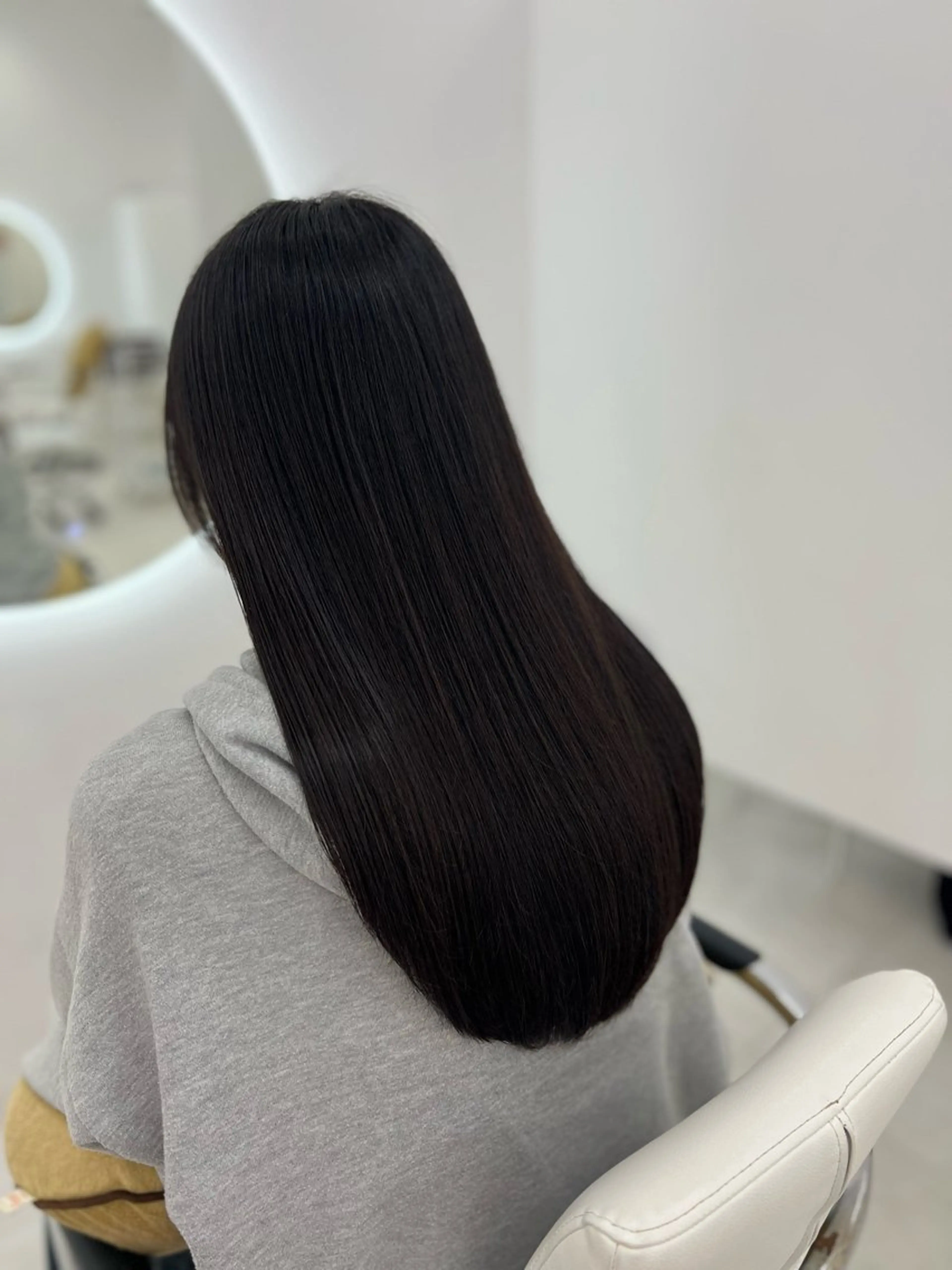 ロング カラー カット ヘアカラー トリートメント 吉田 悠乃のヘアスタイル