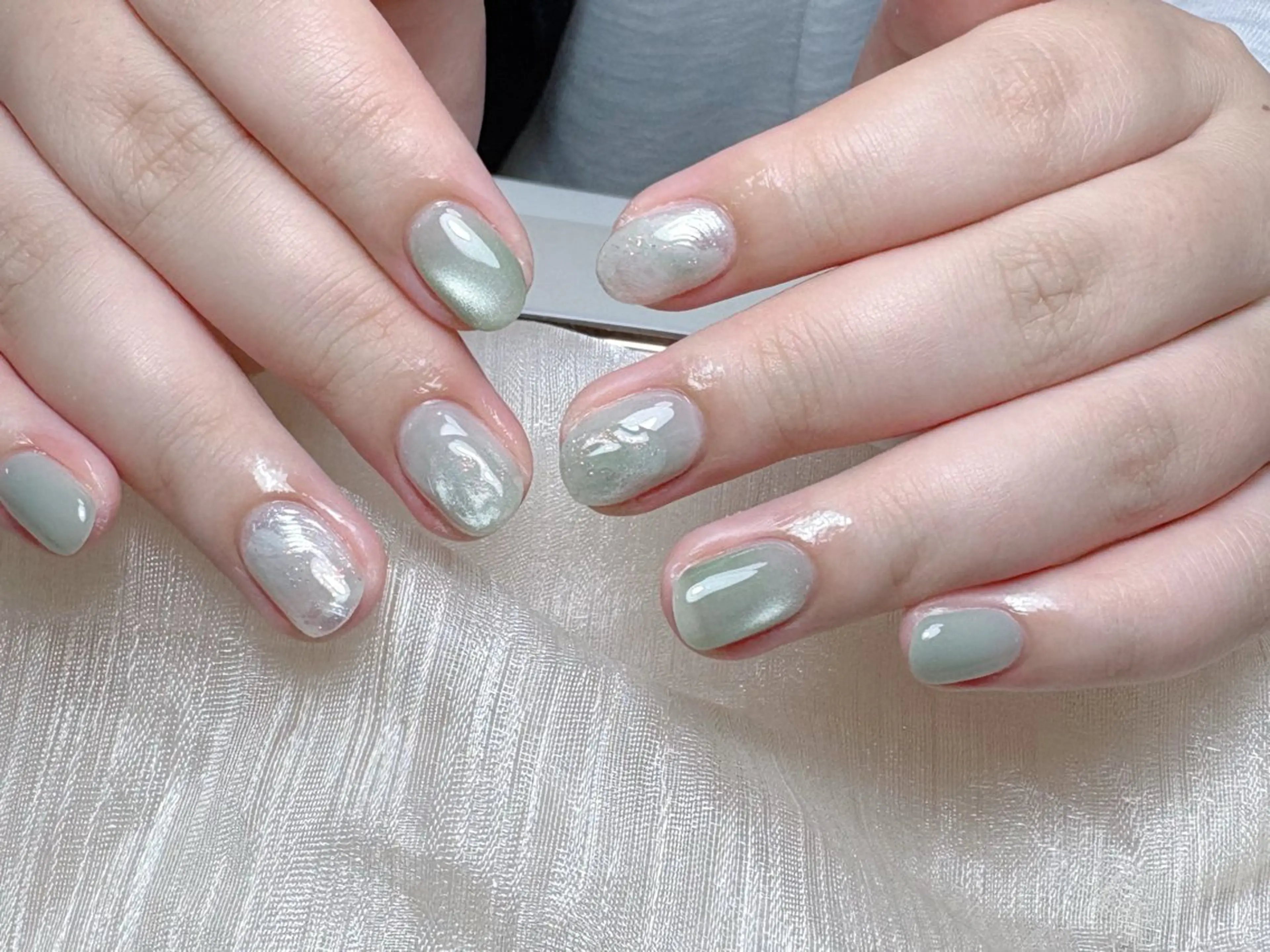 ネイル ニュアンスネイル ハンドネイル ハンドケア Nail Jolie所属・Nail Jolieのネイルデザイン