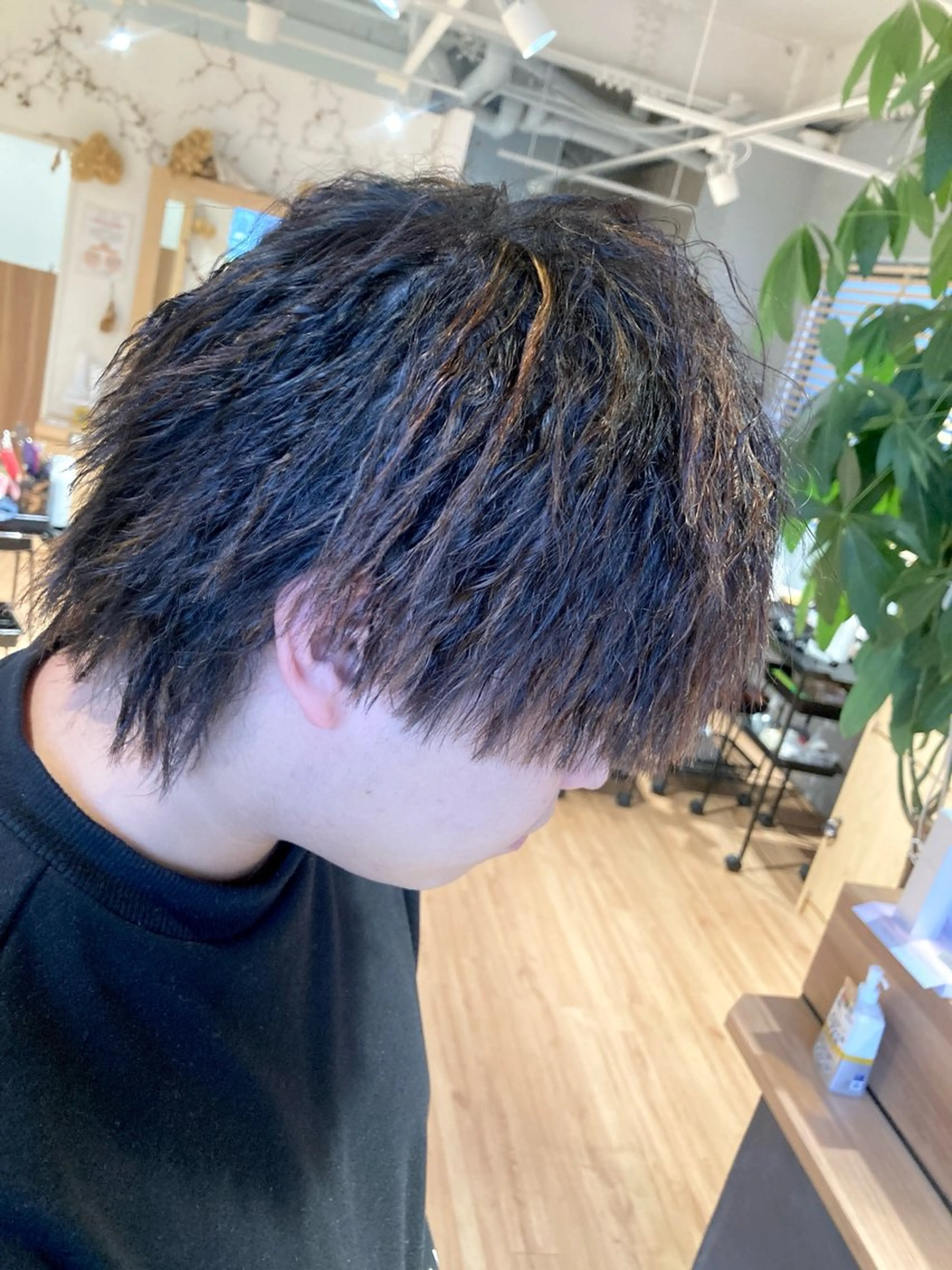 ショート カラー パーマ メンズ メンズパーマ メンズツイストパーマ ツイストパーマ ✂︎メンズ専門✂︎ やまだ　りょうのヘアスタイル