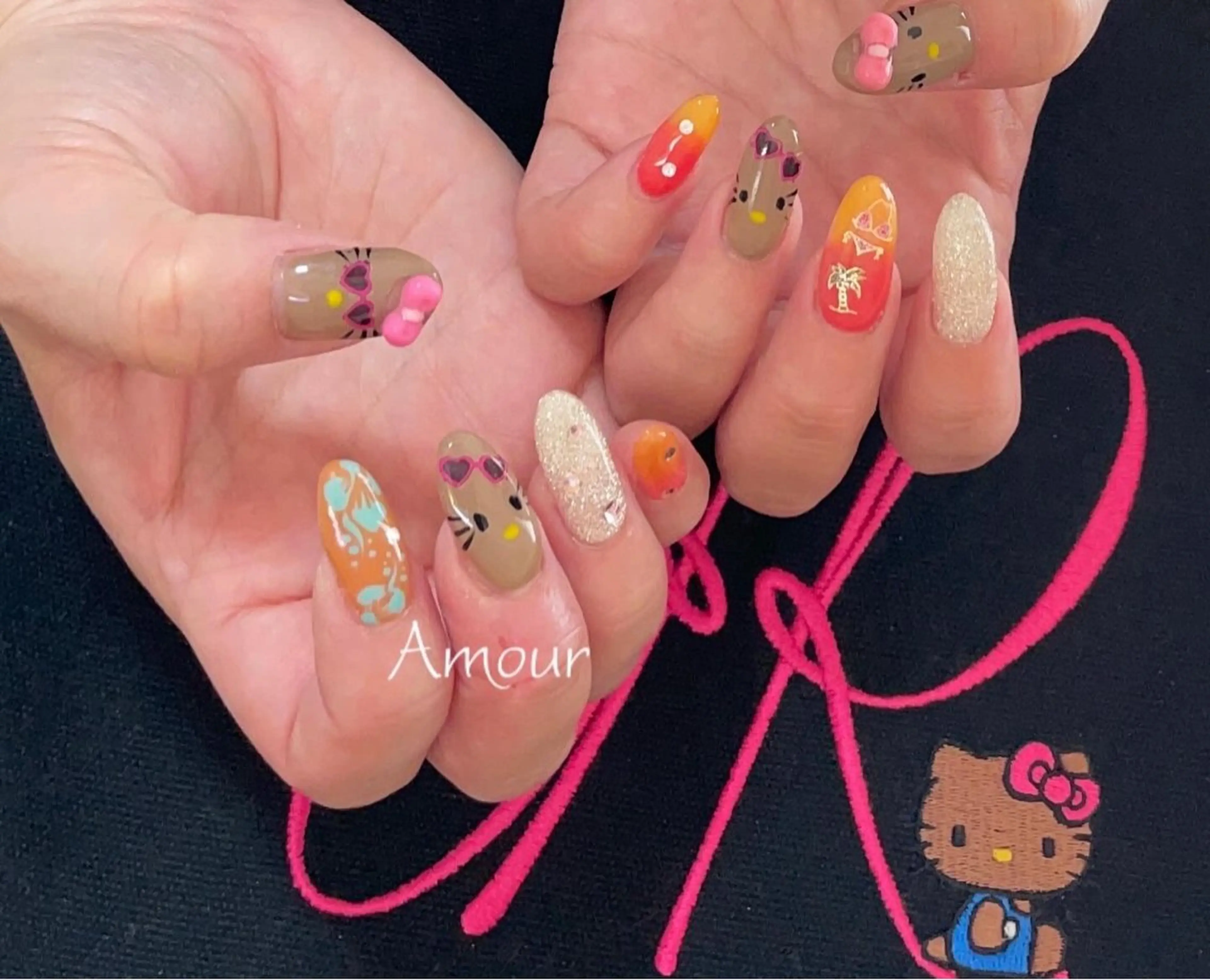 ネイル 持ち込み Nail Salon Amourのネイルデザイン