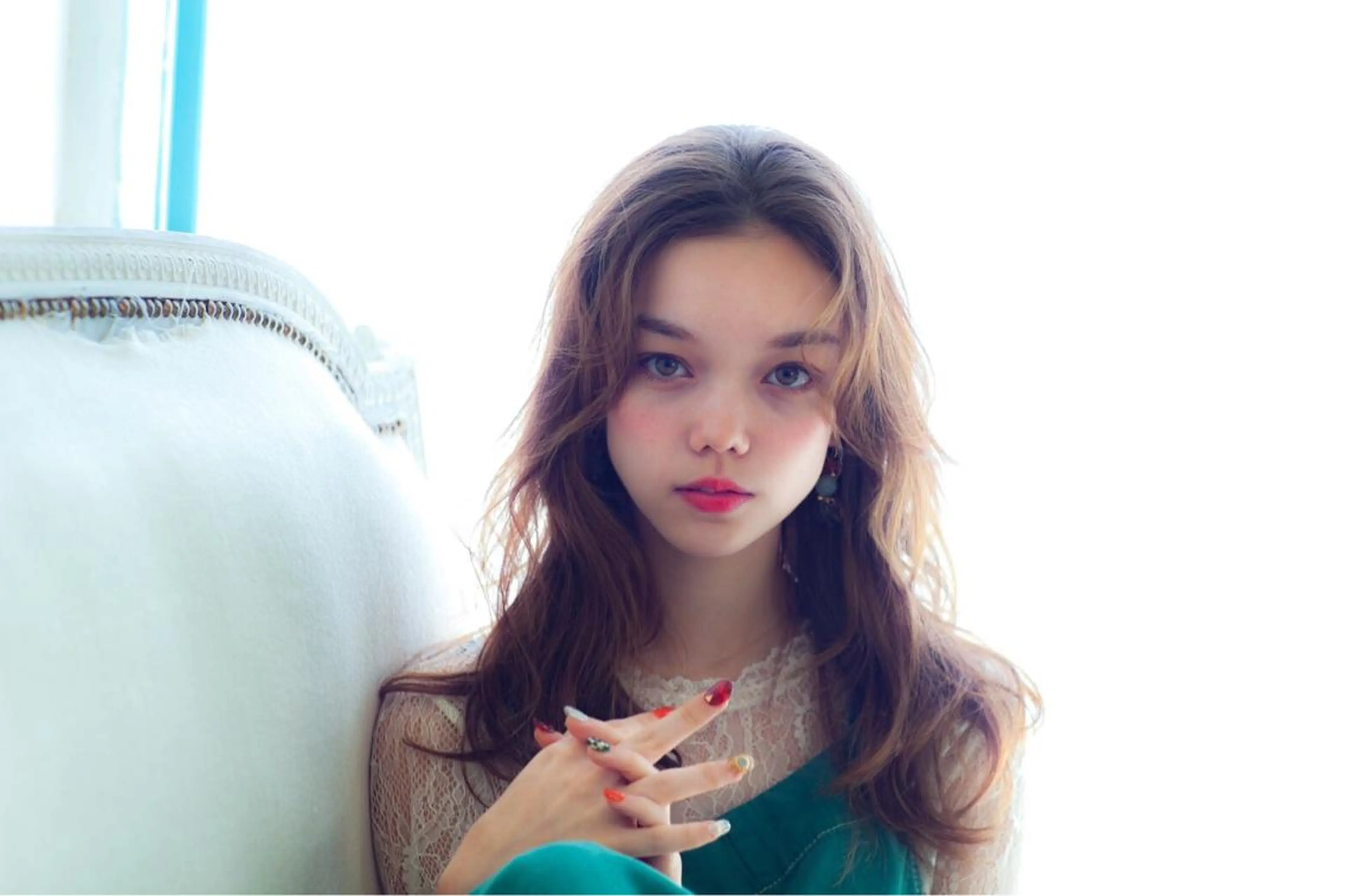 ロング 似合わせ艶髪カラー ❤️ハダユミのヘアスタイル