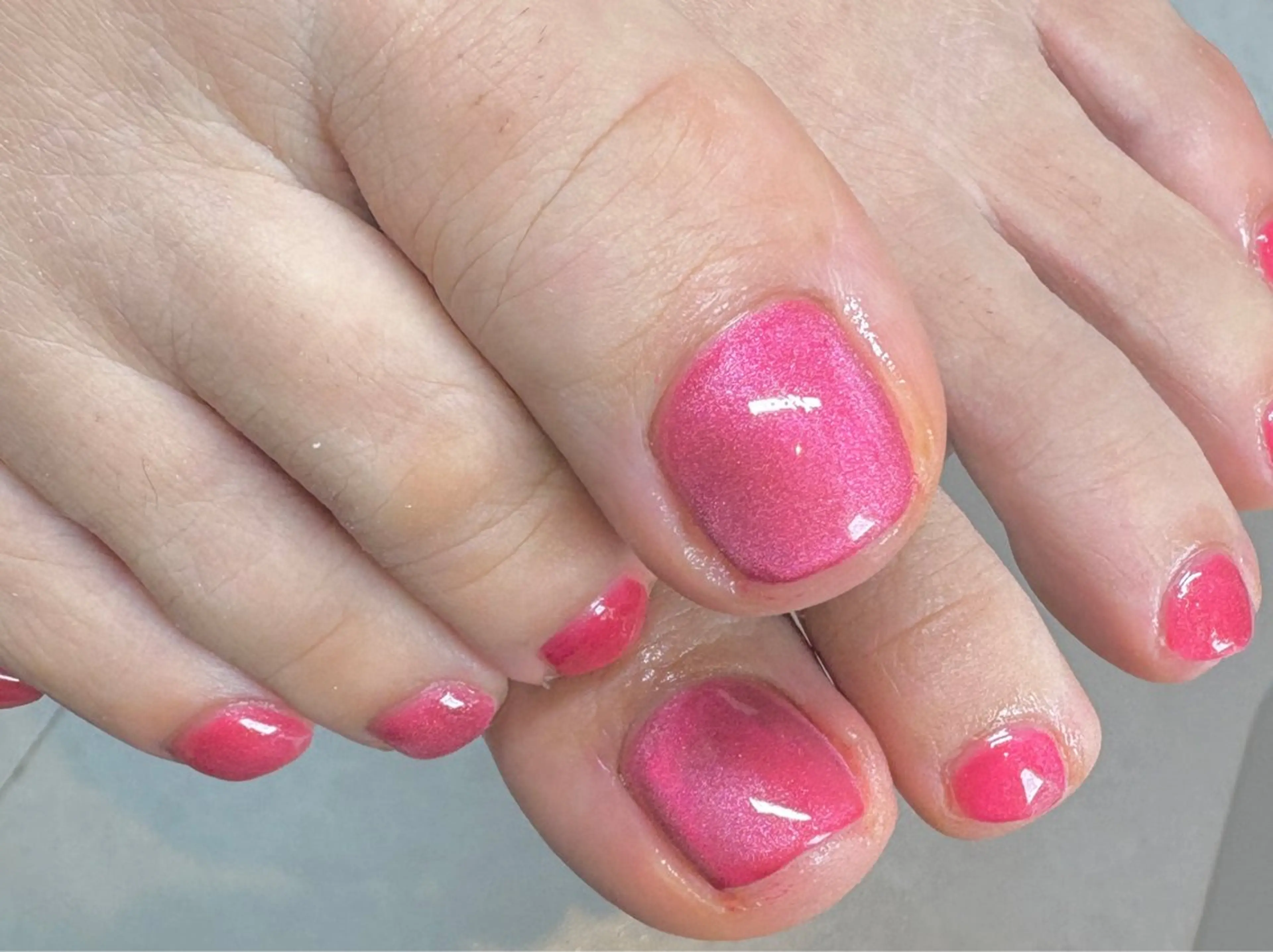 ネイル 長さ出し 持ち込み 春ネイル フットネイル N.style所属・Ｎ. styleのネイルデザイン