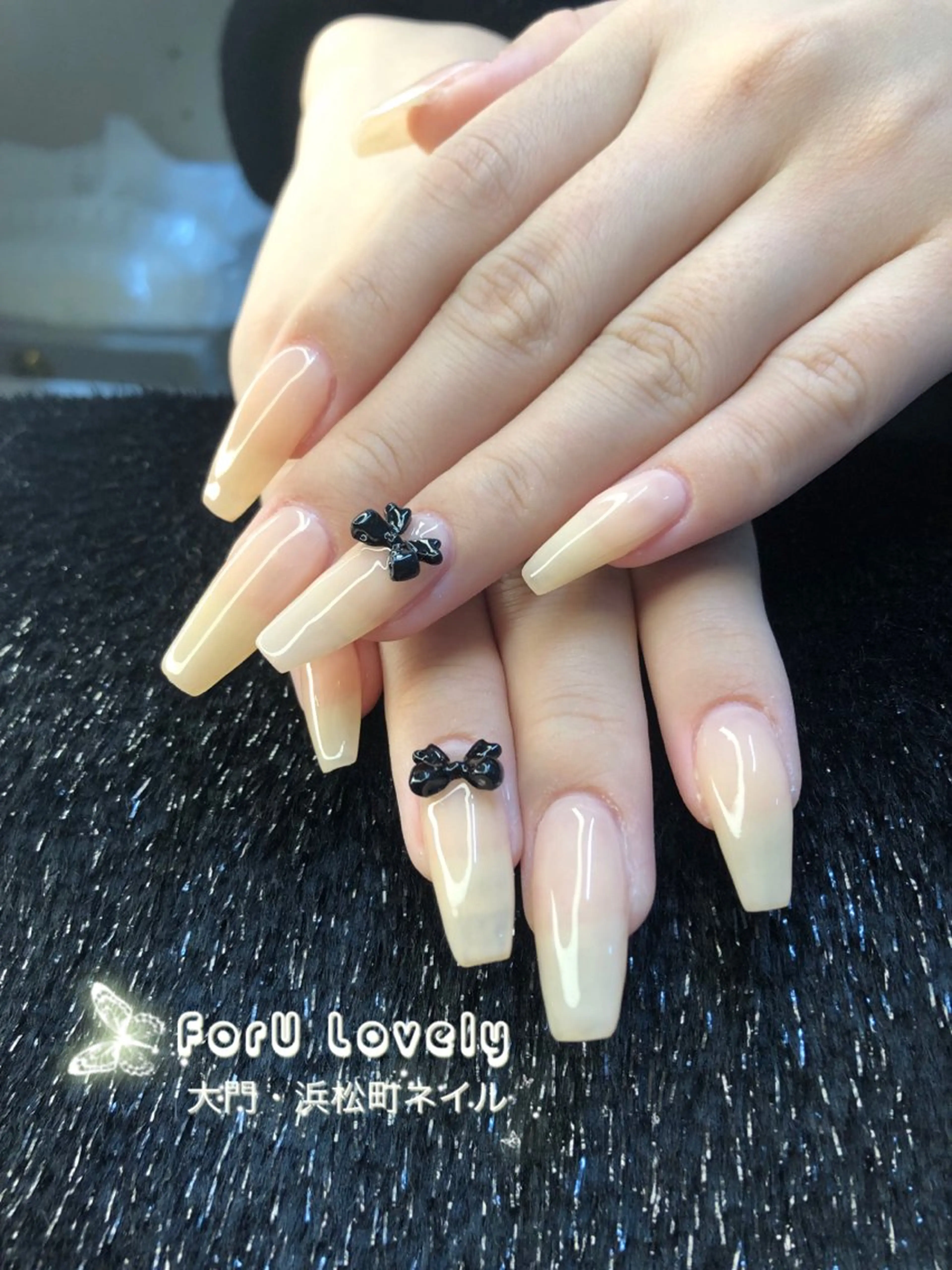 ネイル 桜ネイル フットネイル フレンチネイル ジェルネイル グラデーション 大門浜松町 ネイルのネイルデザイン