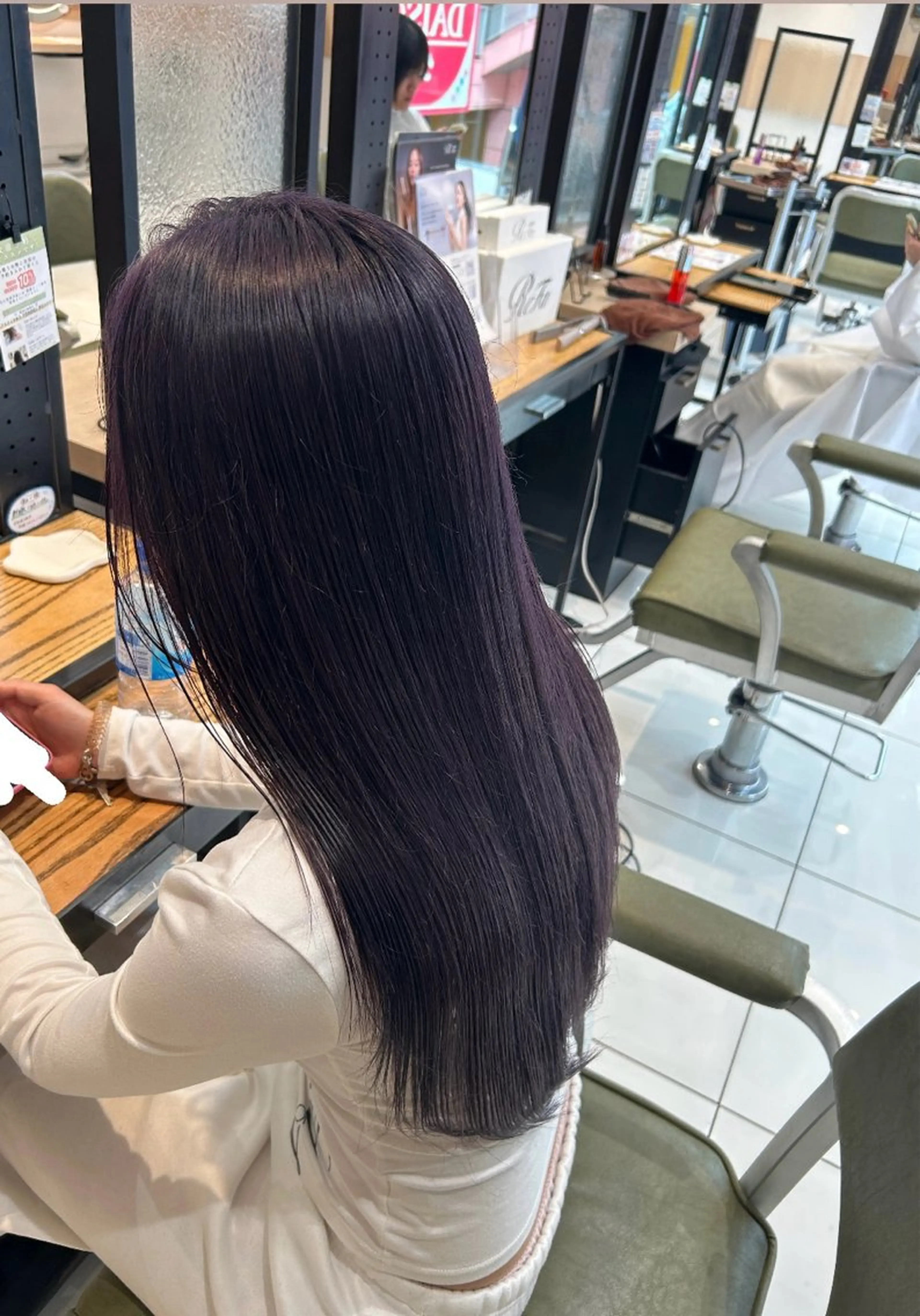 ロング カラー 透明感カラー ダブルカラー パープルカラー カット ヘアカラー トリートメント 🪻ダブルカラー /透明感カラーRioのヘアスタイル