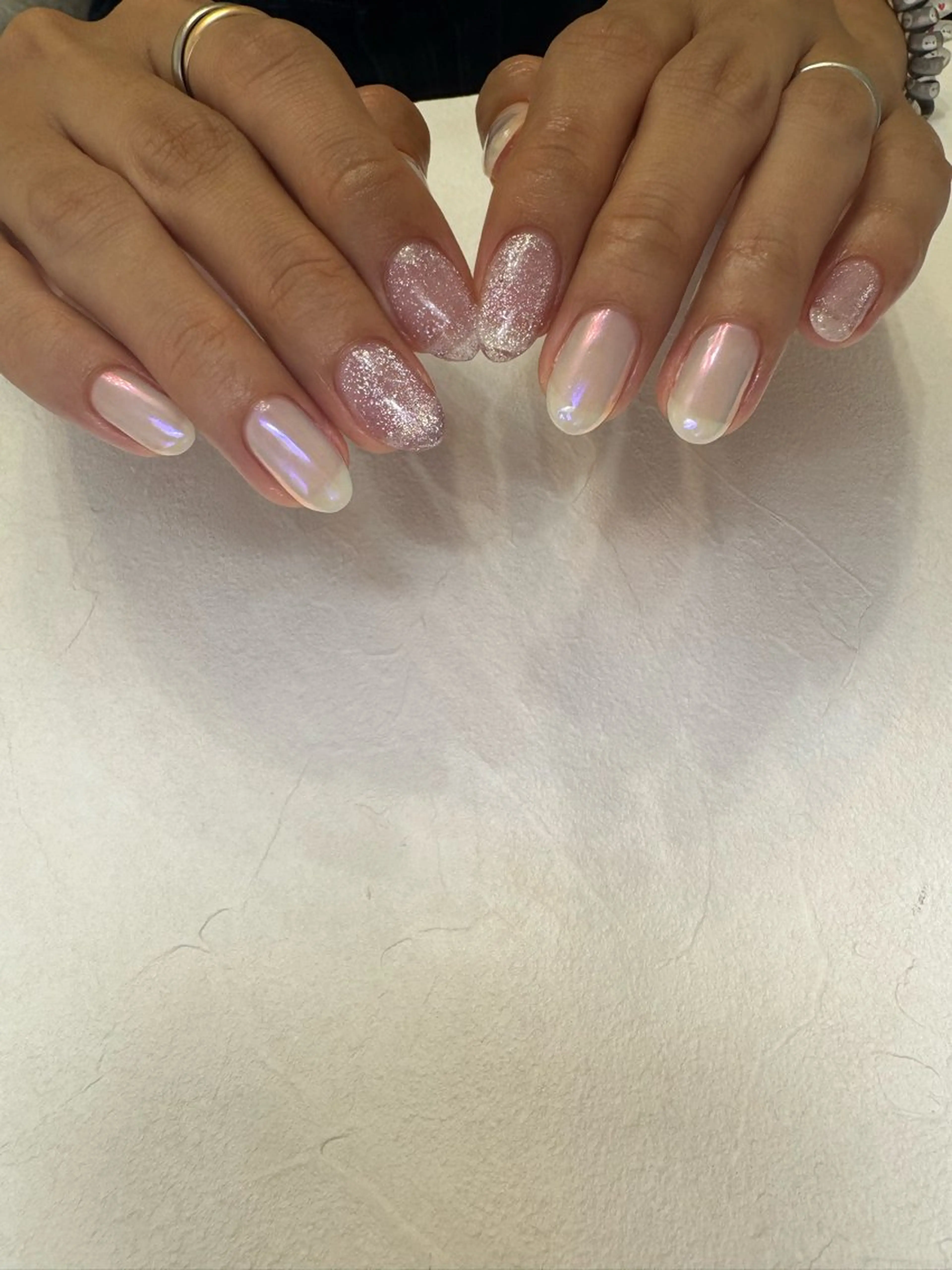 ネイル オーロラネイル フラッシュネイル Colorer'me クロレミーのネイルデザイン