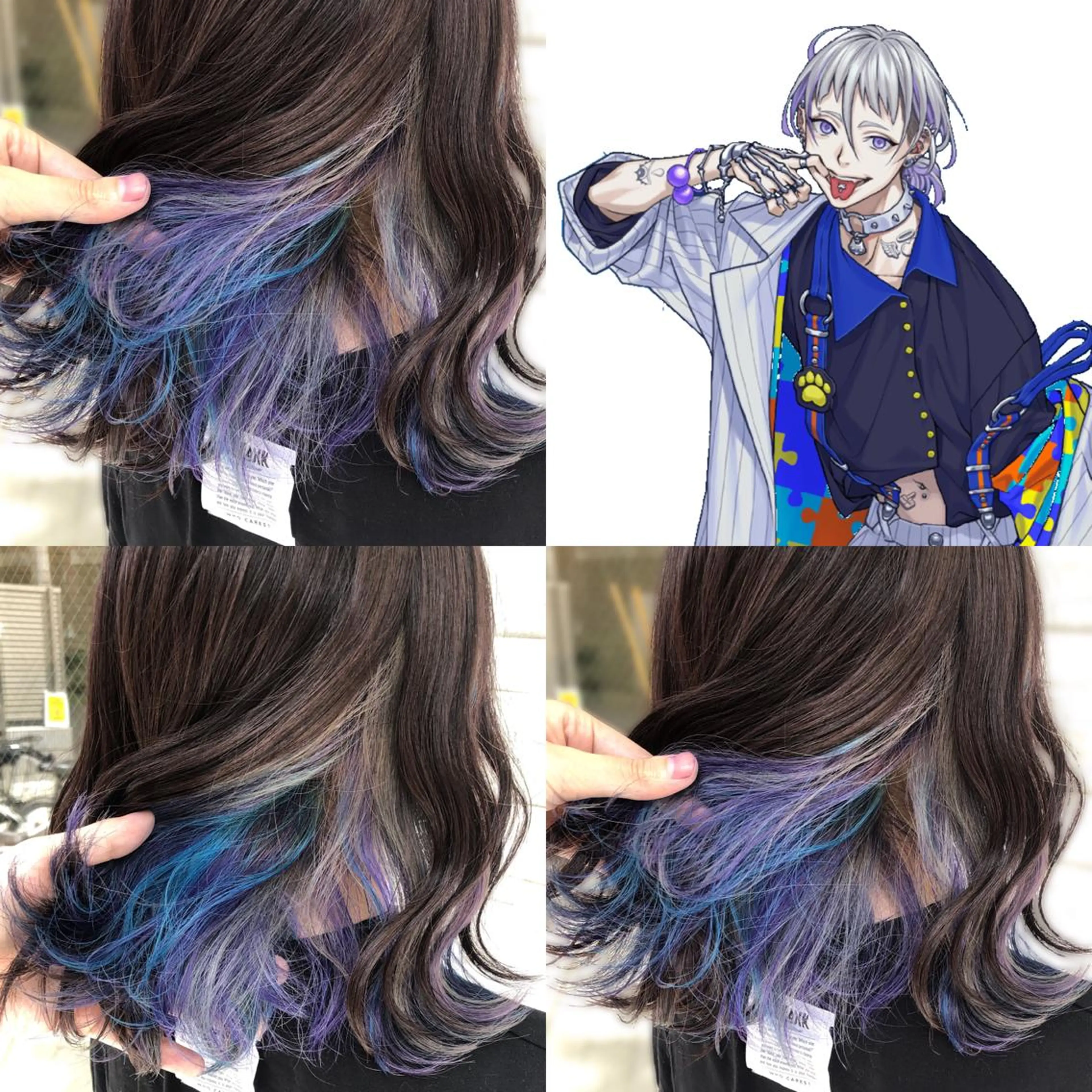 ミディアム カラー 推しカラー✨ オタク美容師ユウカのヘアスタイル