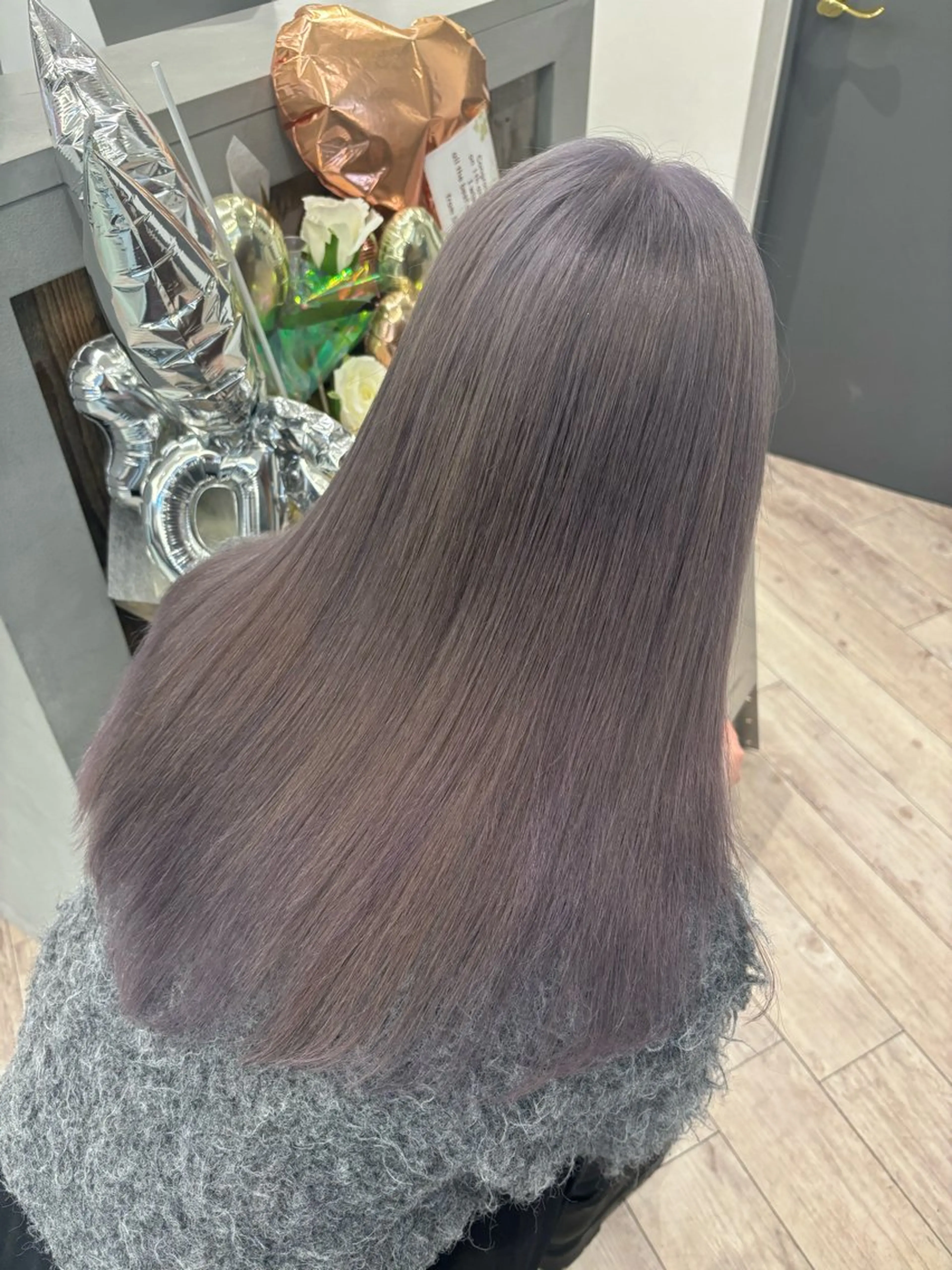 ロング ♡似合わせハイトーン ♡maiのヘアスタイル