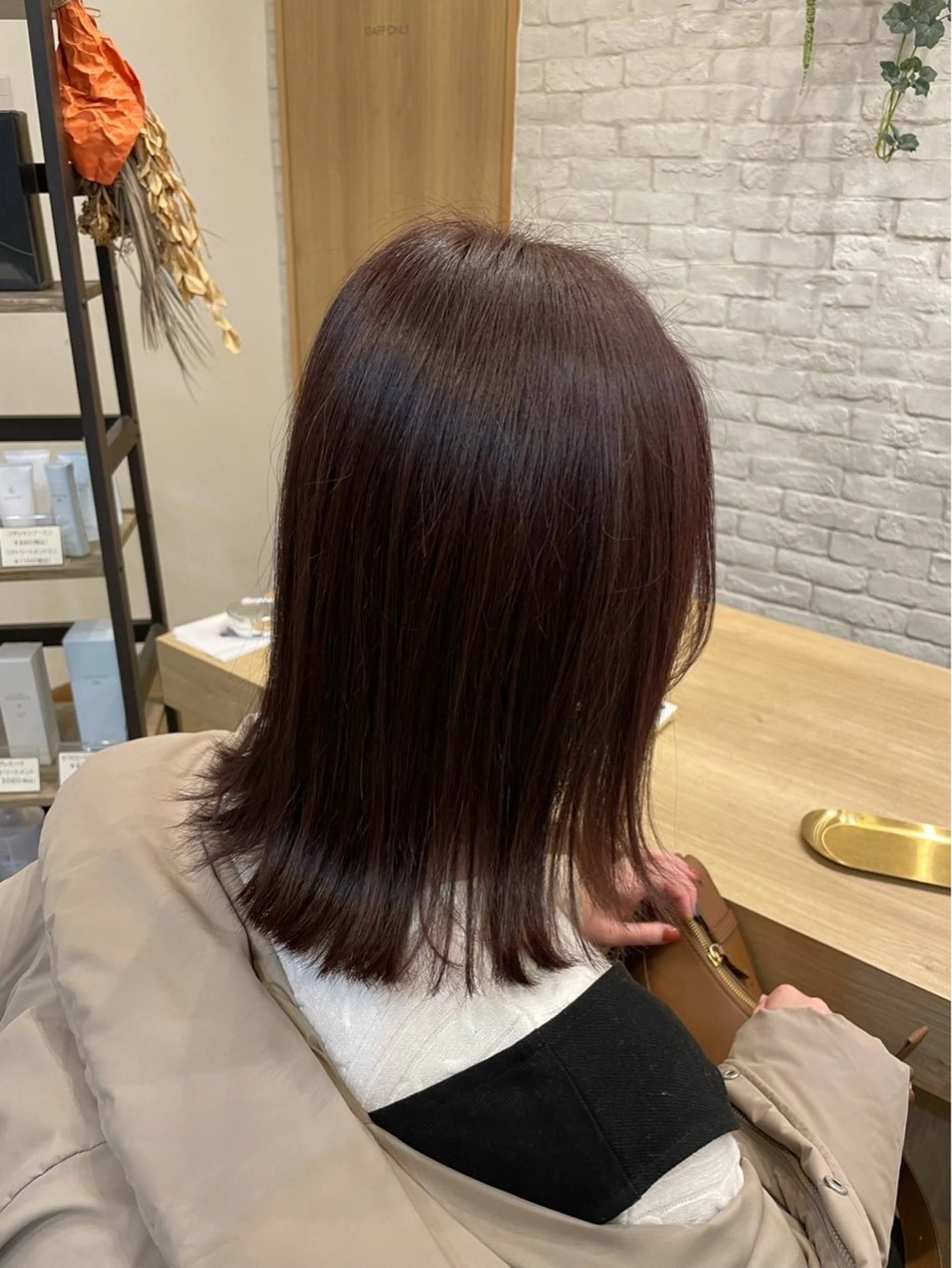 ワンカラー✨(ショートからミディアム鎖骨ラインまで)白髪染め可の写真