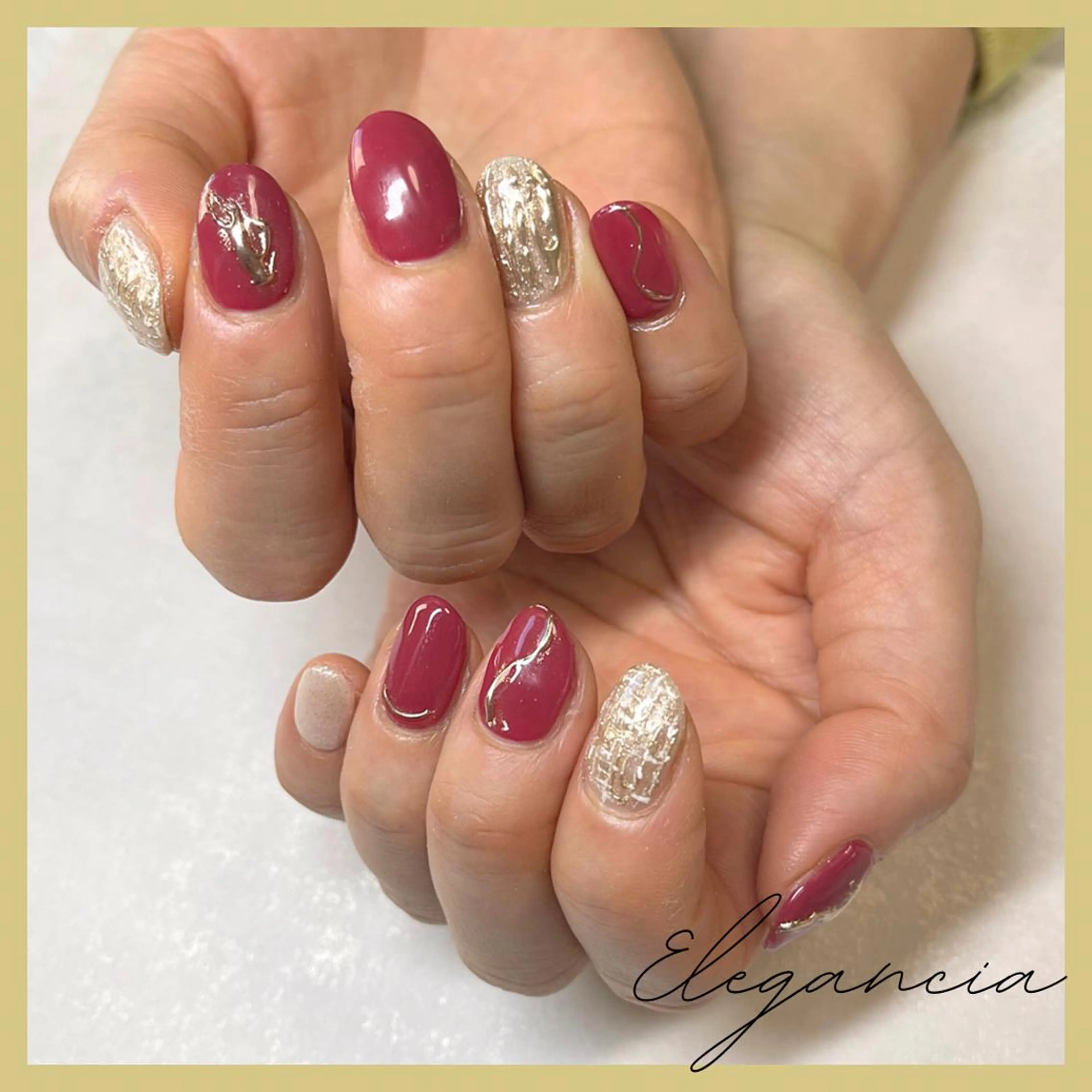 カラー ネイル ハンドネイル Elegancia. Hiromiのネイルデザイン