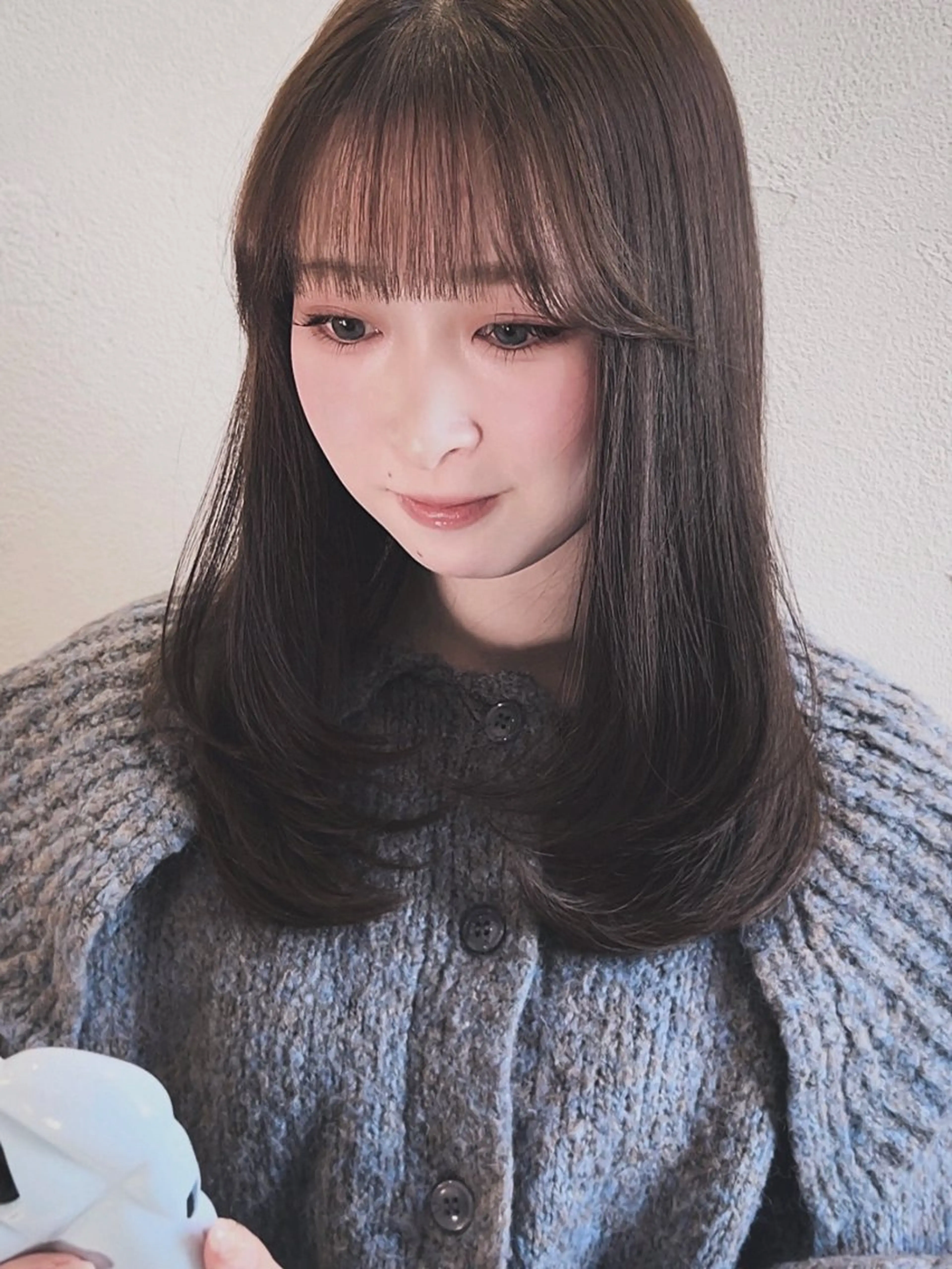 ロング カット ヘアカラー トリートメント 剣持友希/ifh iizuka/高崎のヘアスタイル