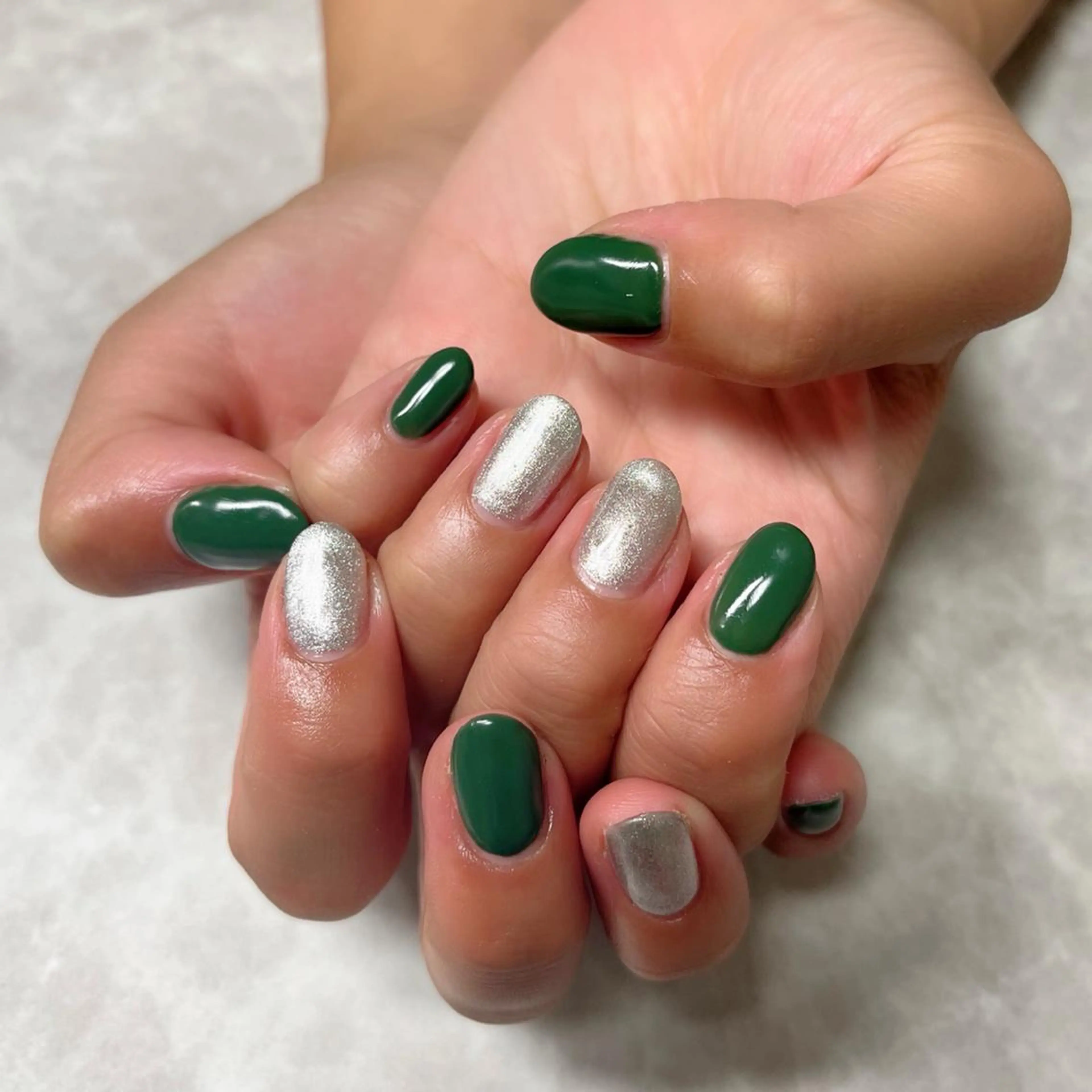 ネイル ワンカラーネイル ハンドネイル 自爪育成/深爪矯正 mikiのネイルデザイン