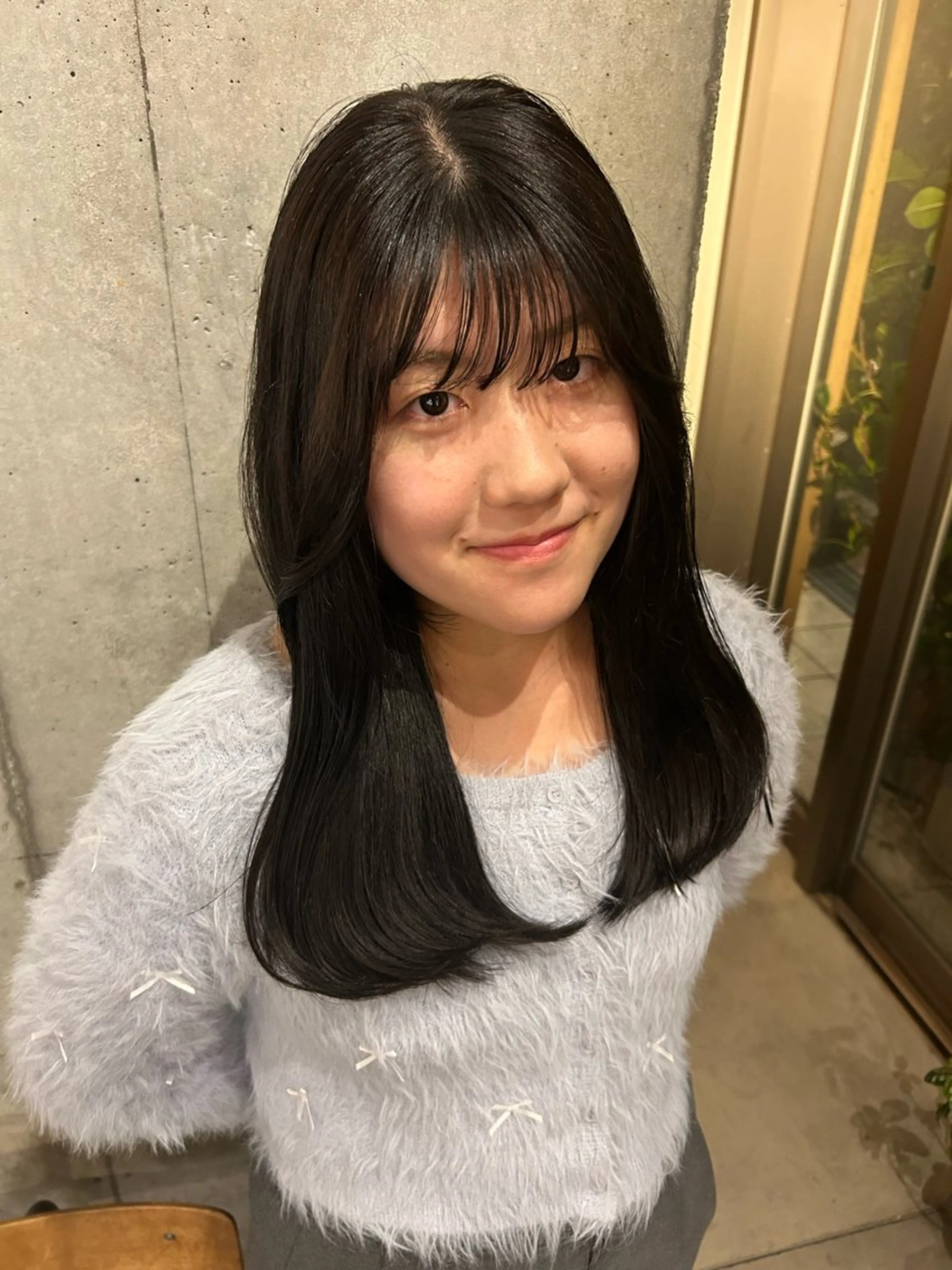 ロング ヘアカラー アワタケ リンのヘアスタイル