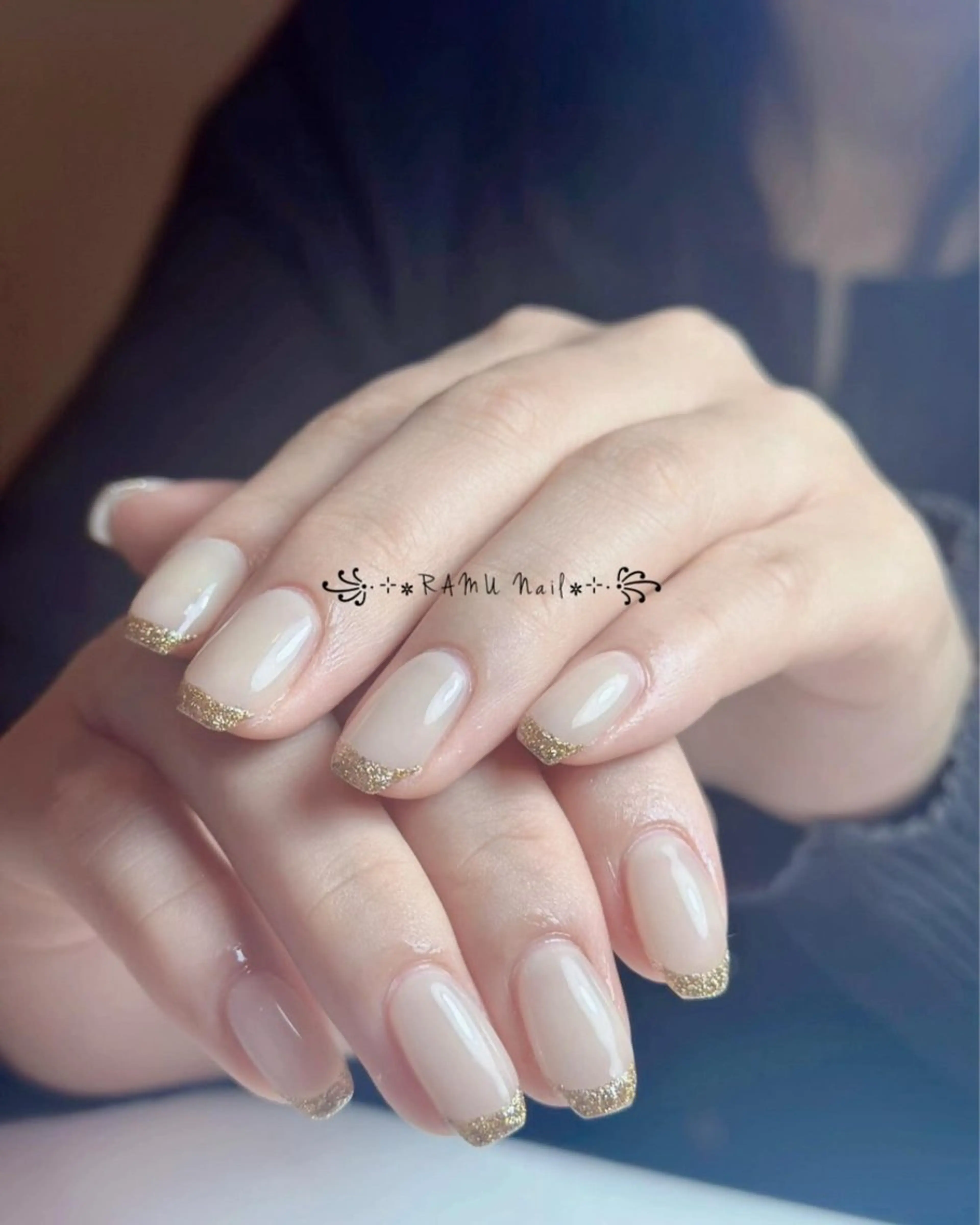 ネイル キラキラネイル 韓国ネイル バレンタイン ワンホンネイル ハンドネイル RAMU Nail 恵比寿店のネイルデザイン