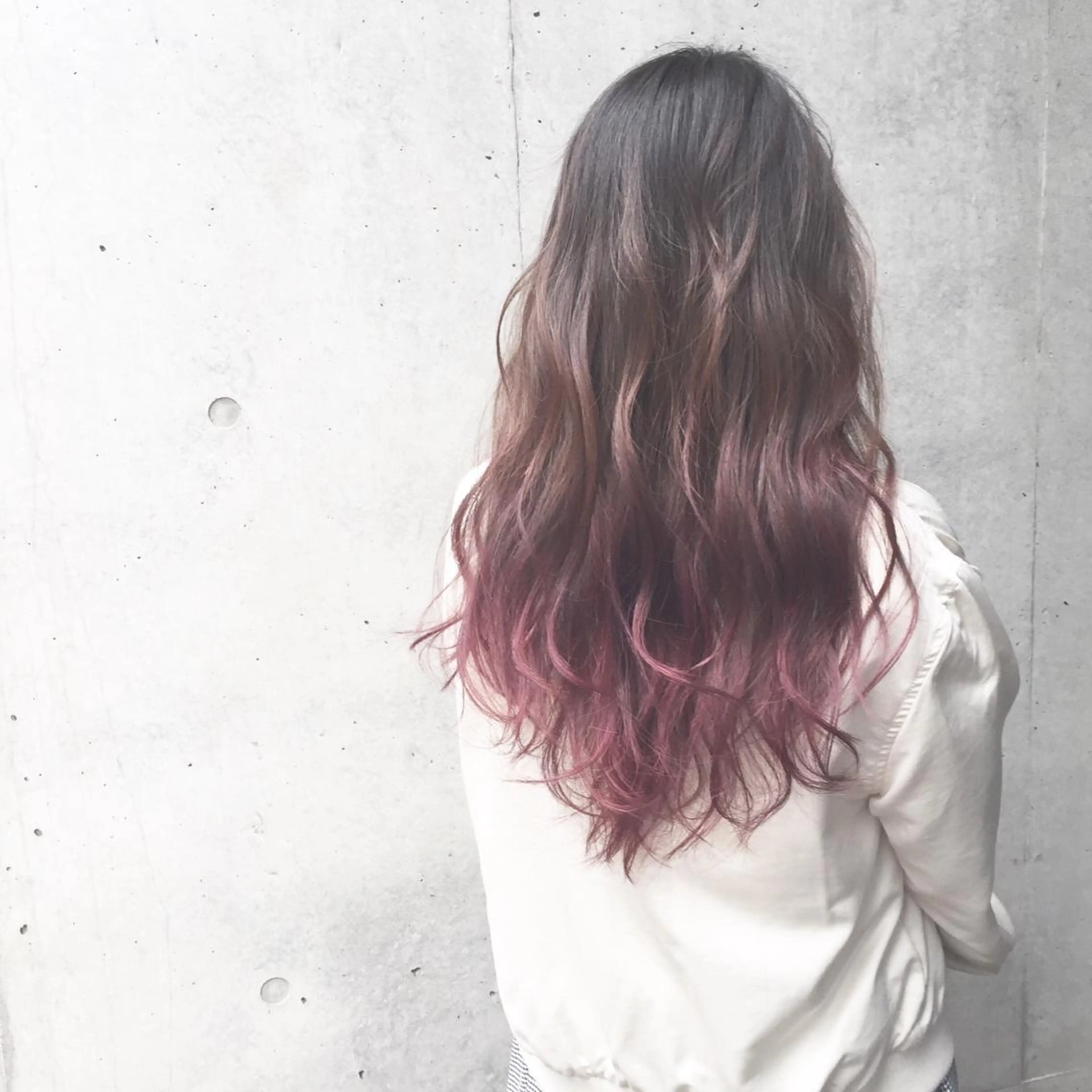 ロング カラー カット ヘアカラー トリートメント 井上 美奈子のヘアスタイル