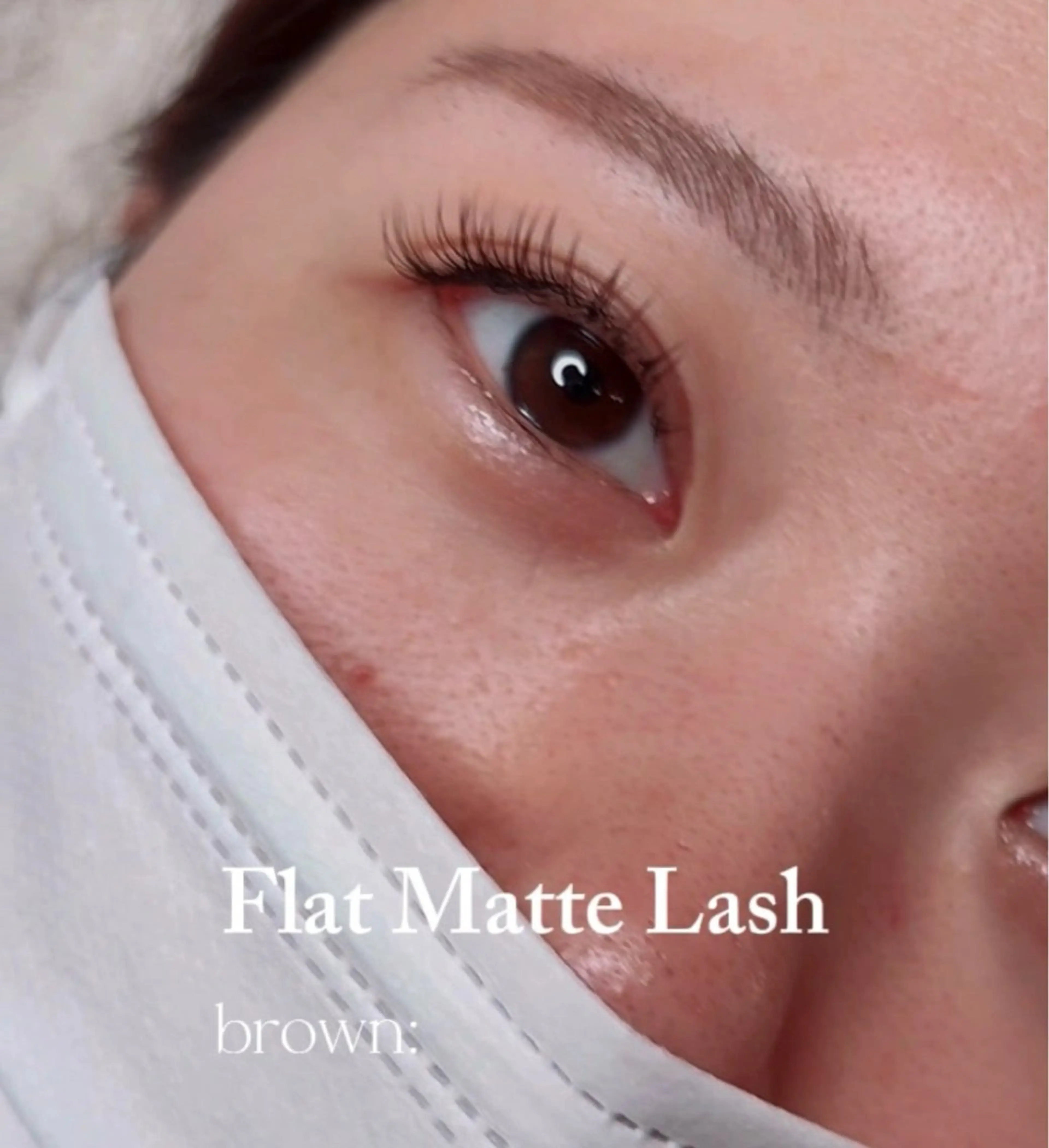 マツエク・マツパ カラーマツエク フラットラッシュ ナチュラル マツエク By color  EYE&NAIL所属・BY  COLOR eyedesinのマツエク・マツパデザイン