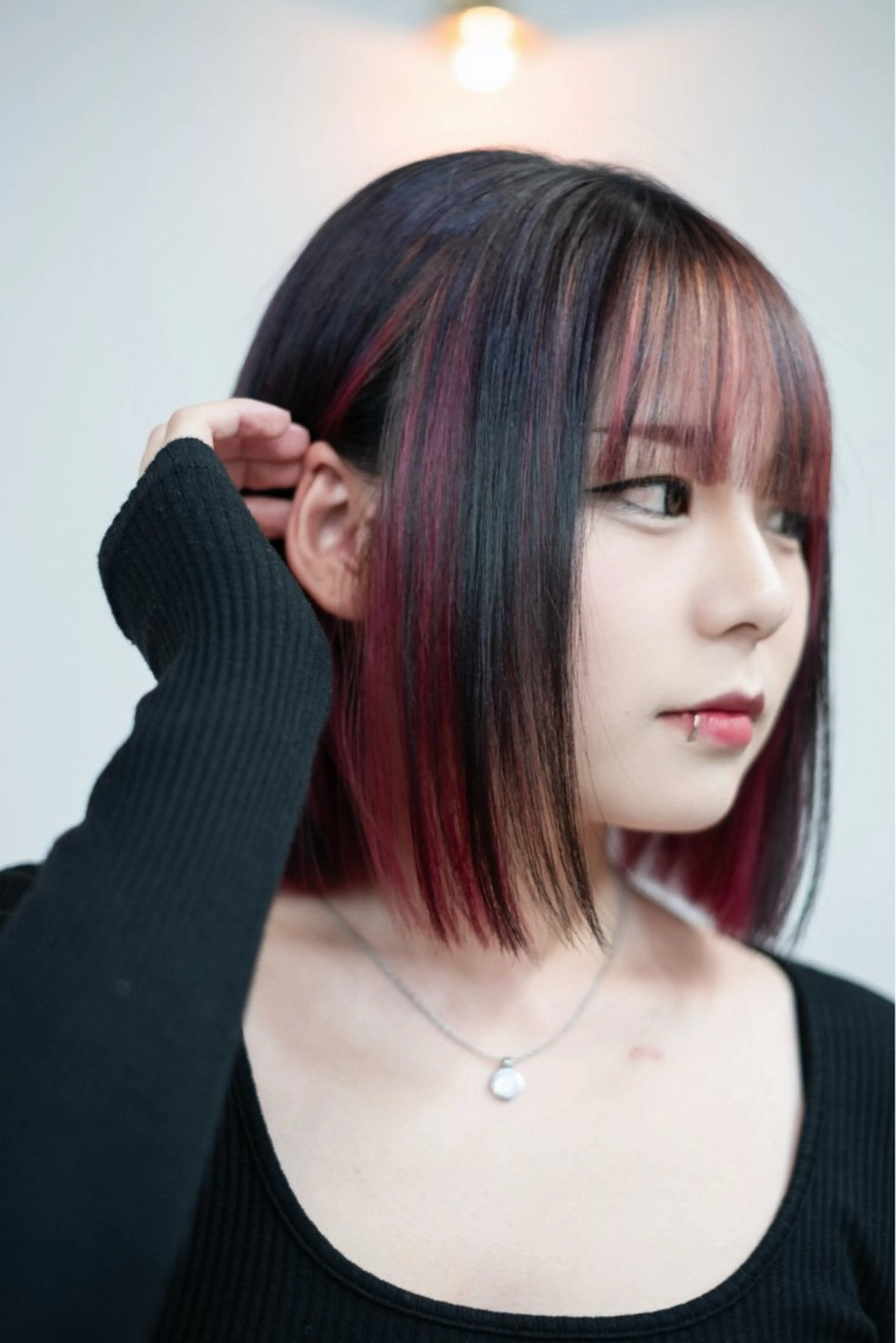 カラー ヘアカラー こむぎ/ky-go6 ボブ/レイヤーのヘアスタイル