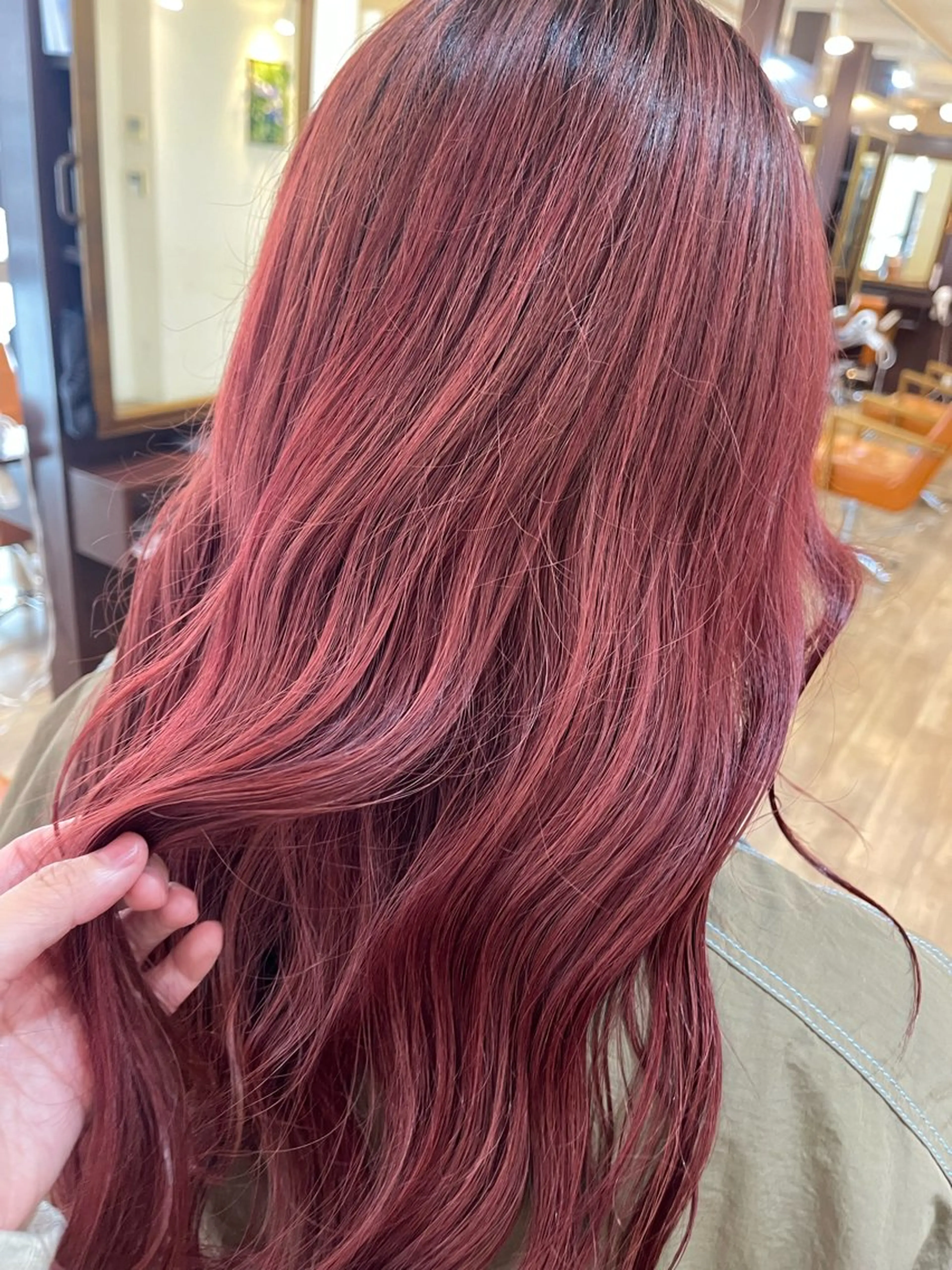 カラー ヘアカラー トリートメント envogue ゆりのヘアスタイル