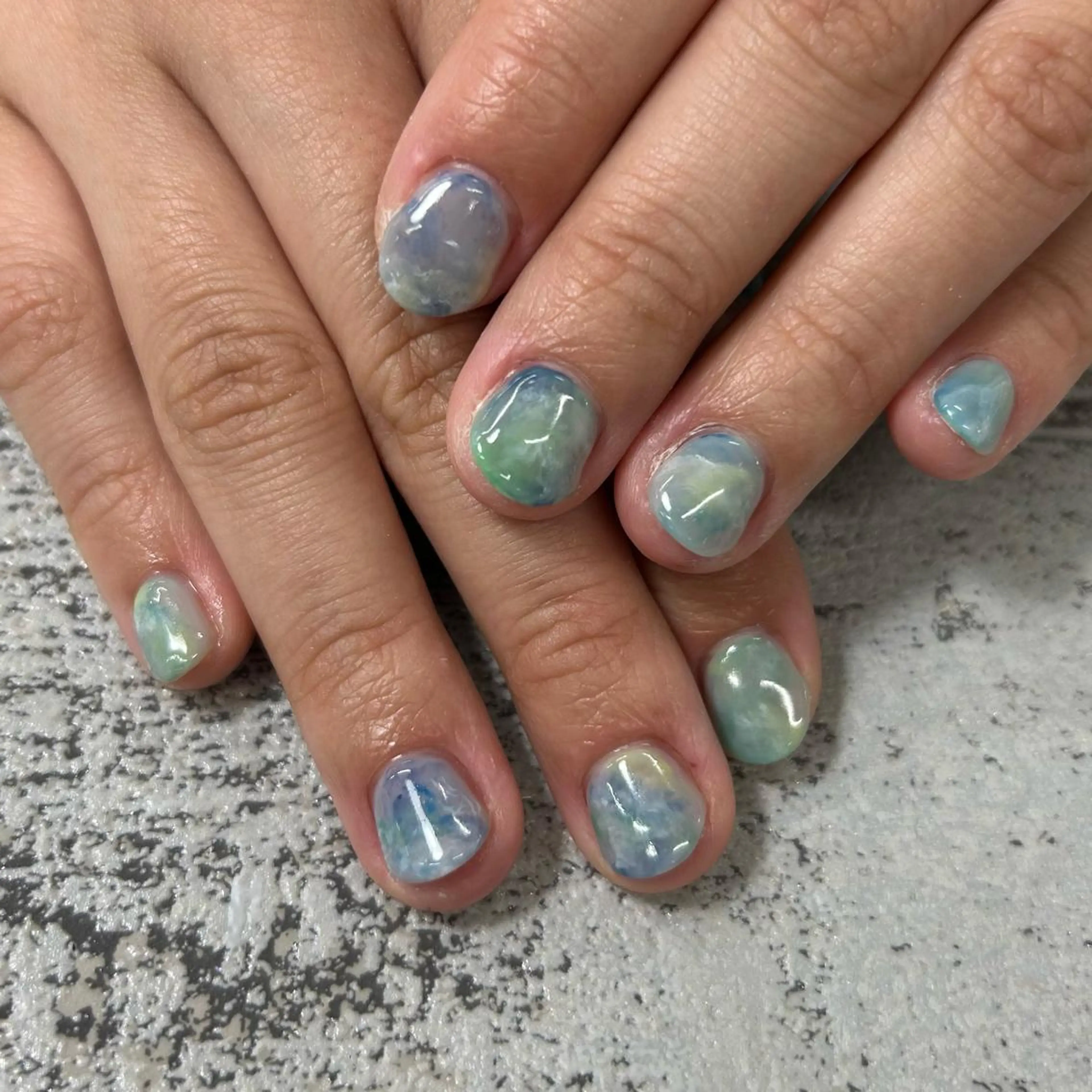 ネイル ニュアンスネイル ♥Zina YUKI♥のネイルデザイン