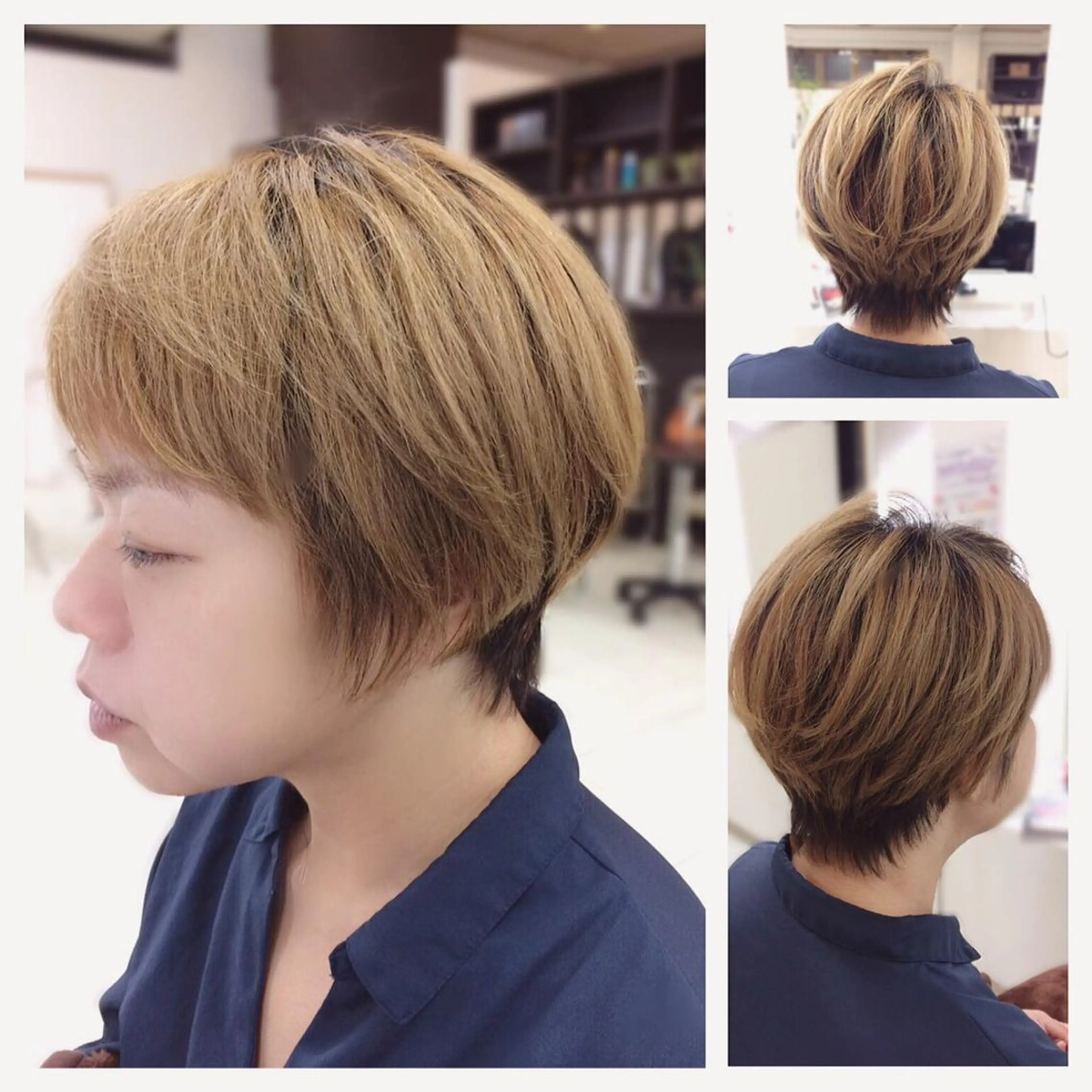 ショート ショートヘア いけだ ゆうのヘアスタイル