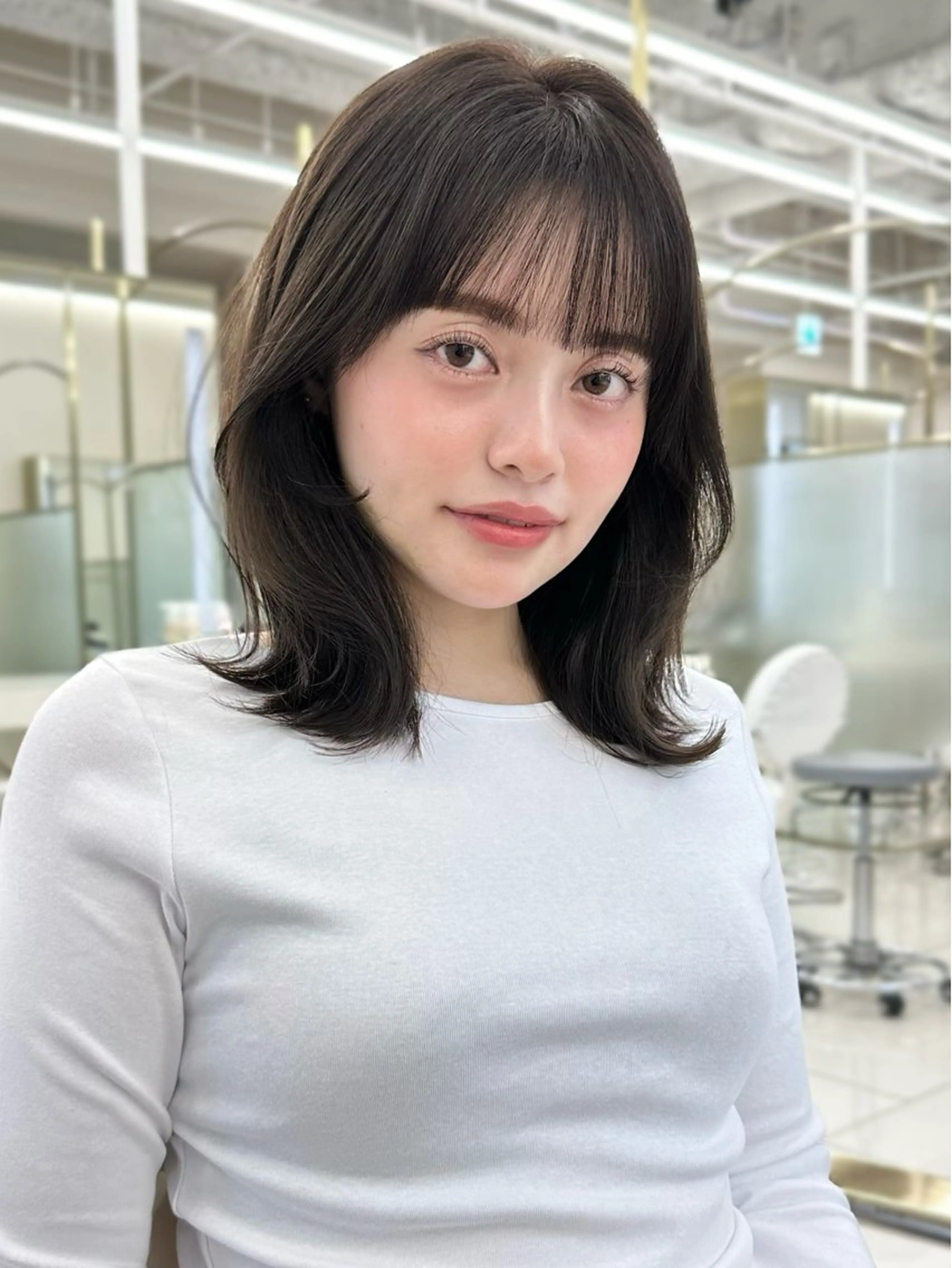 ミディアム くびれヘア COA  表参道所属・yume. COA GINZAのヘアスタイル