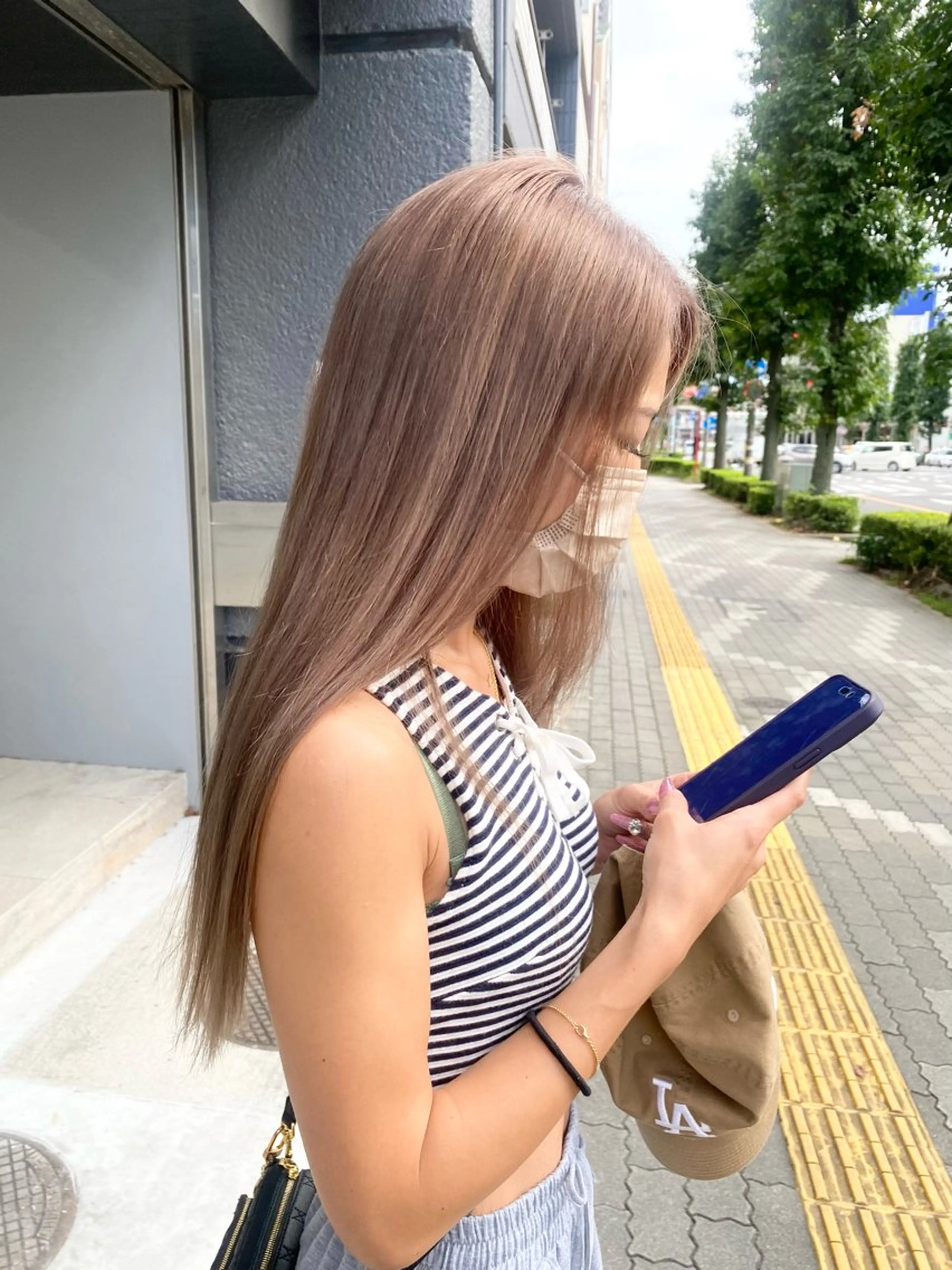 ロング カラー ヘアカラー qulim所属・前橋 姫奈のヘアスタイル