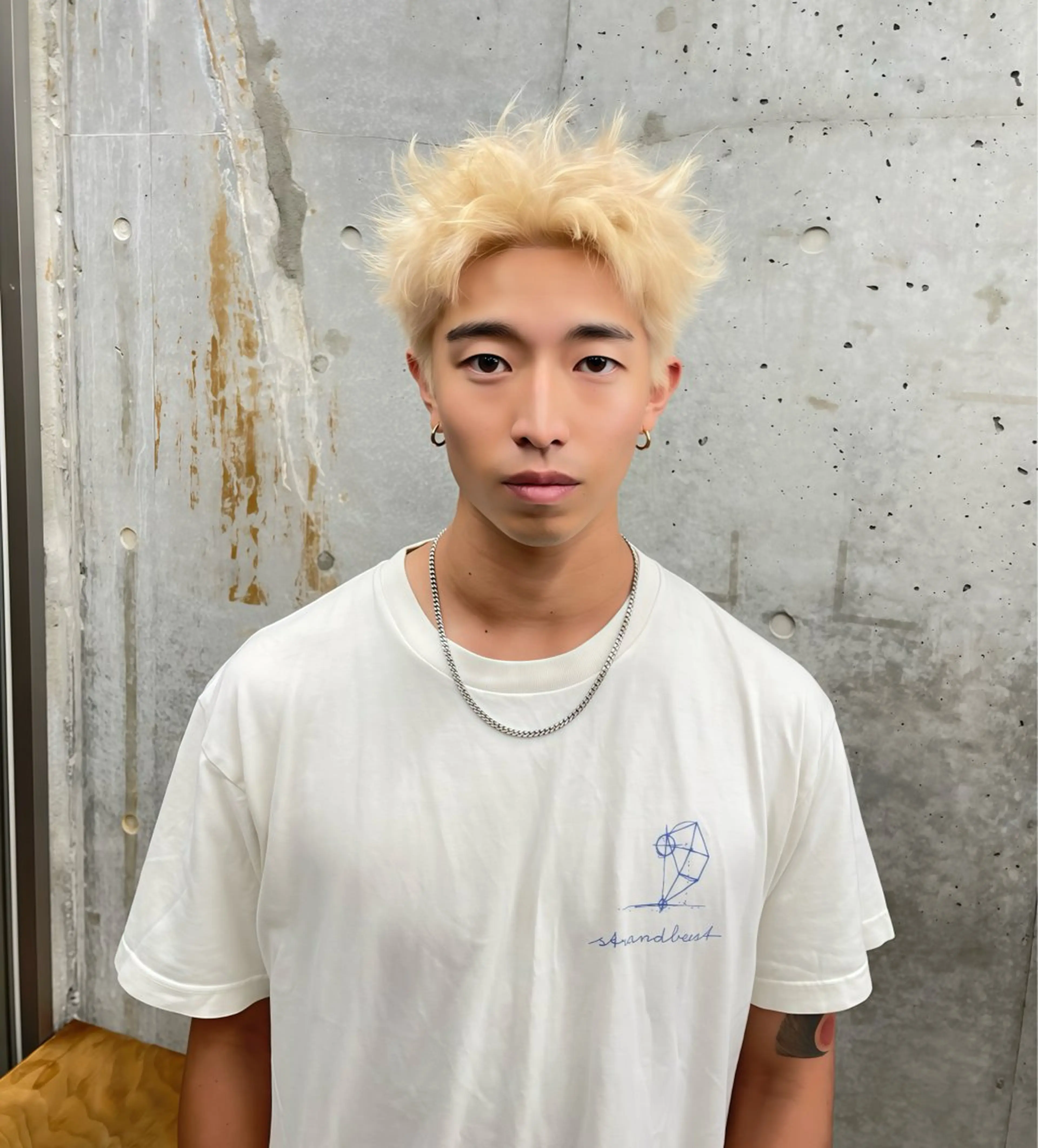 ショート カラー メンズ カット ヘアカラー メンズショート ／パーマ  ソウタのヘアスタイル