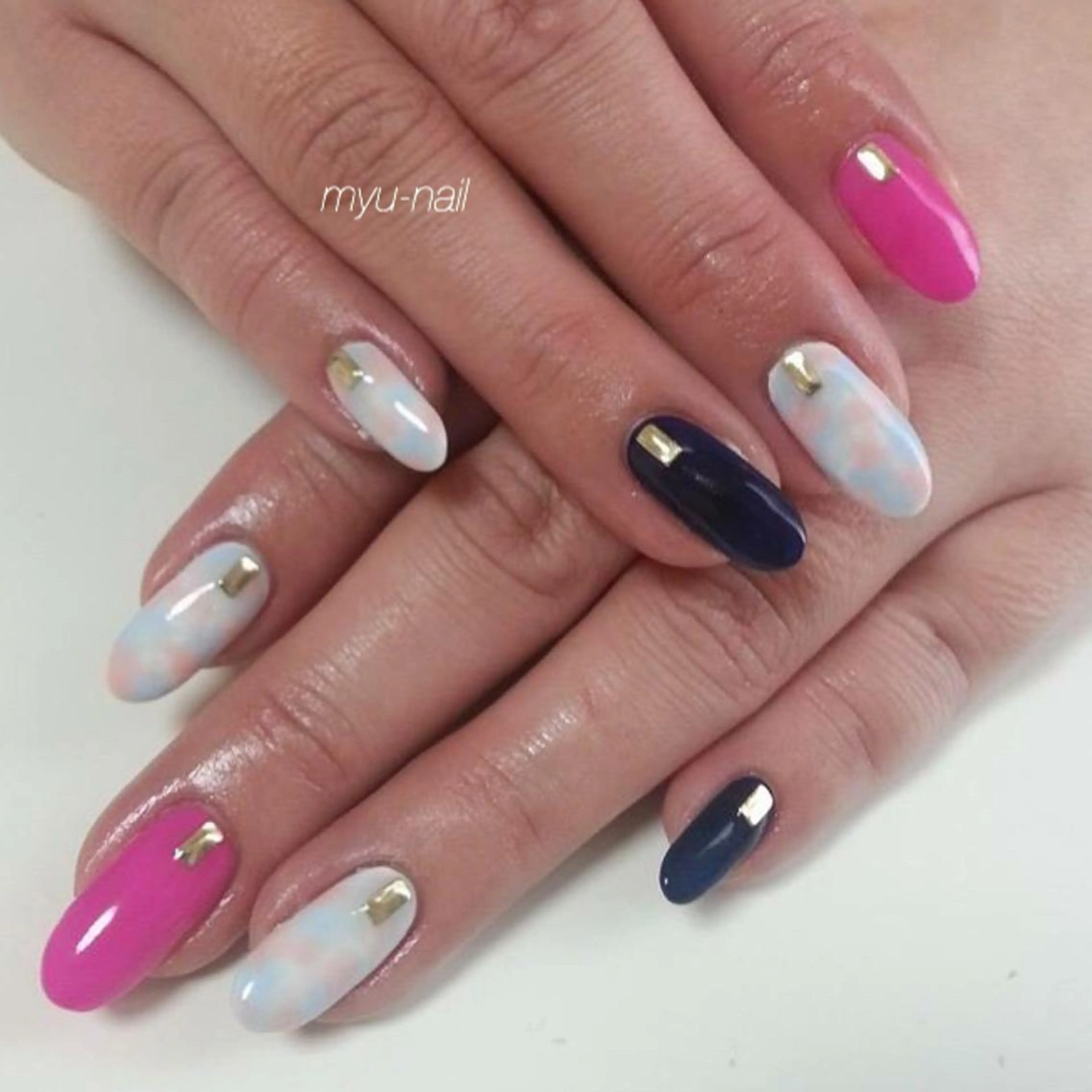 ネイル アートネイル ホームサロン myu-nailのネイルデザイン