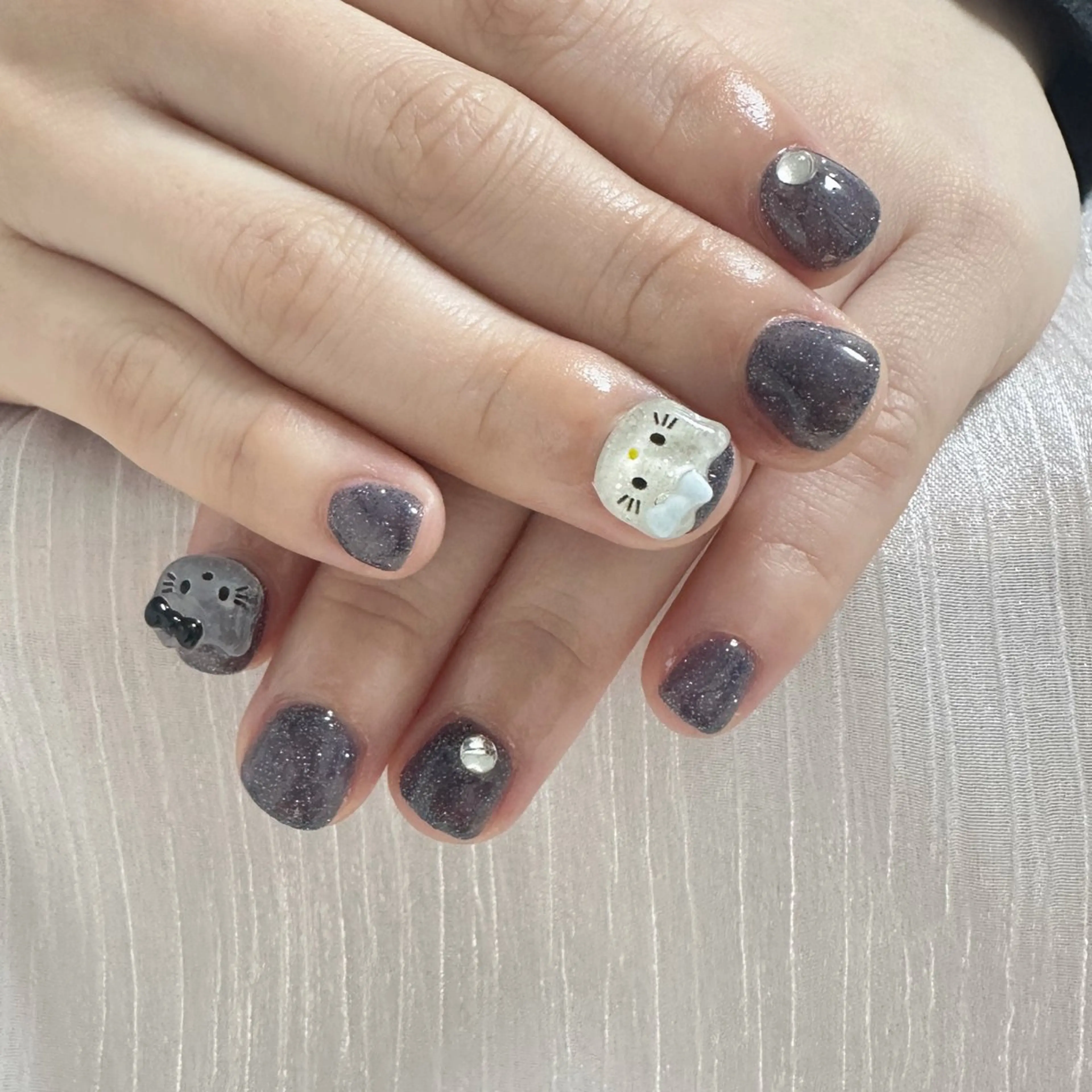 ネイル コネコネイルサロン モデル用のネイルデザイン