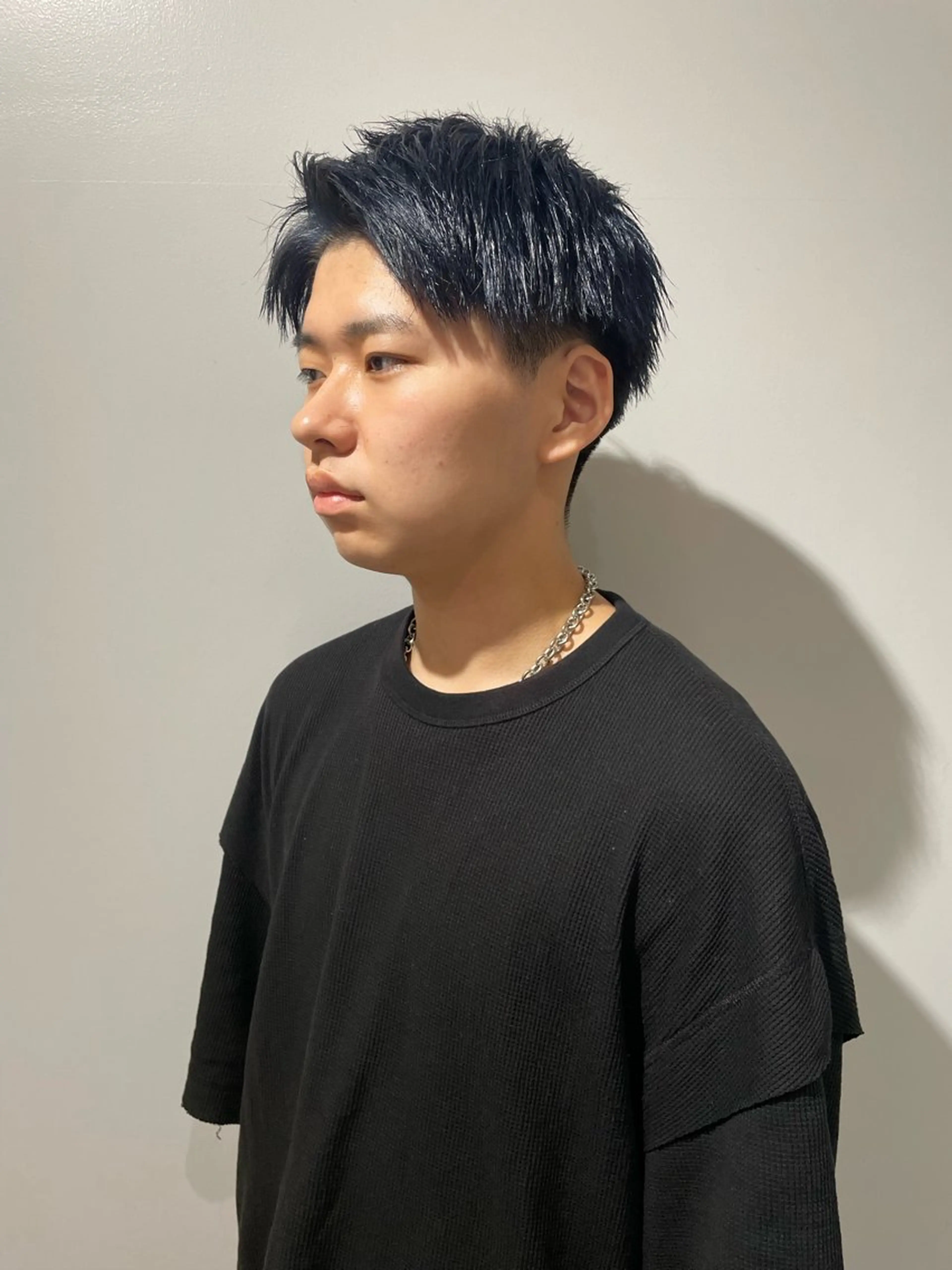 カラー メンズ ハイトーン/ボブ /Riimooaのヘアスタイル