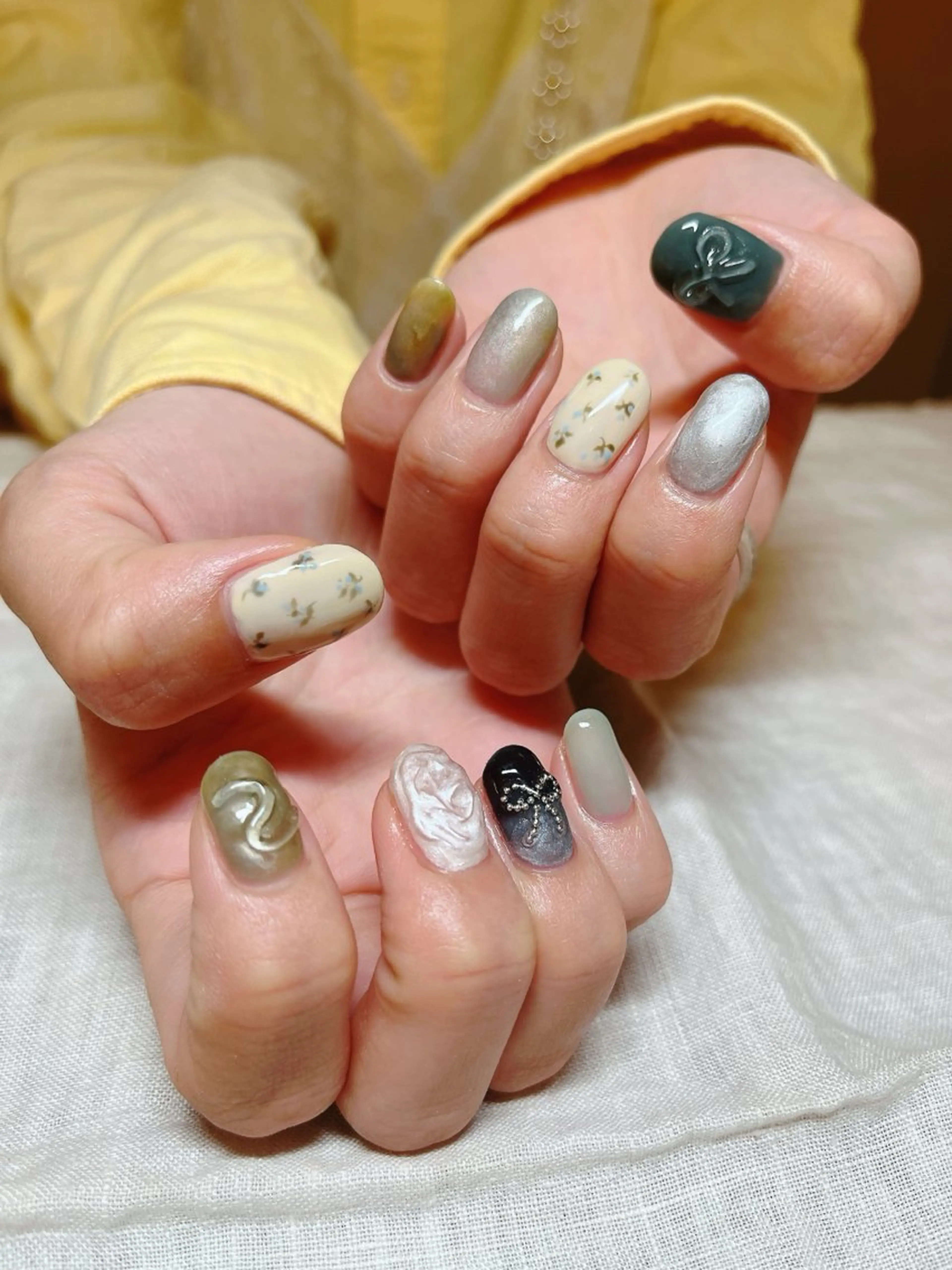 ネイル 春ネイル atelier mofのネイルデザイン