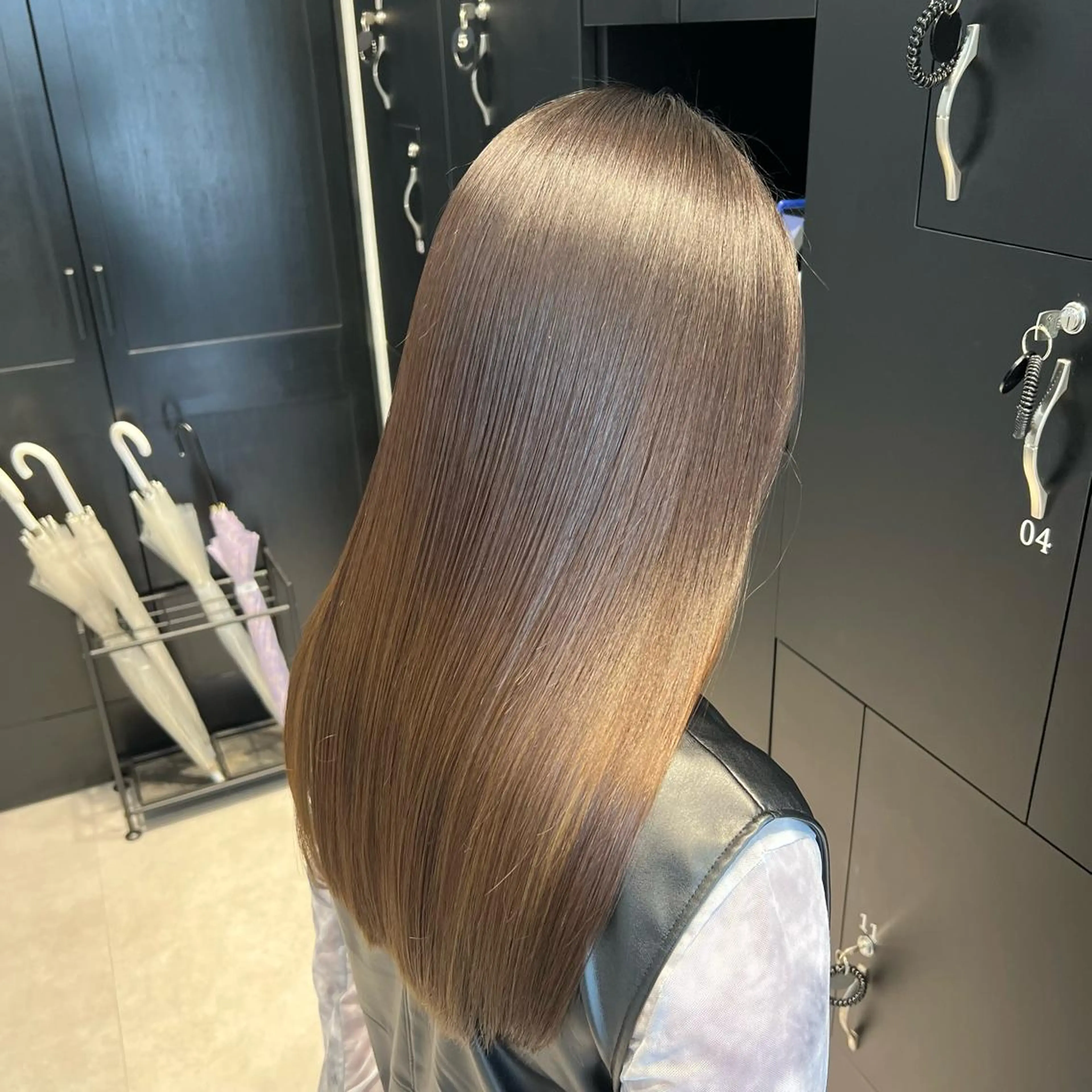 ロング 縮毛矯正　野口 恵のヘアスタイル