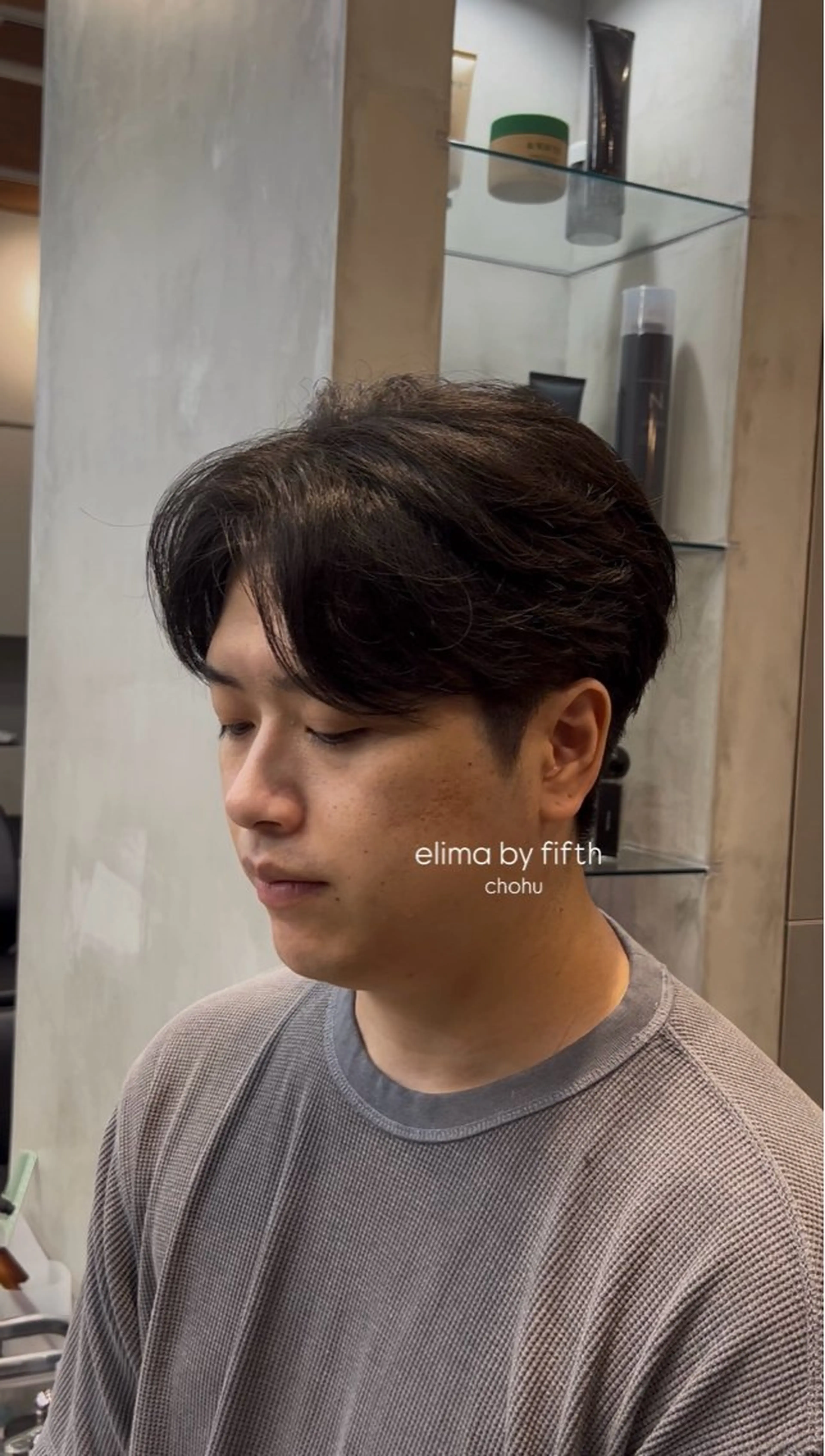 メンズ しずく🤍🧸 / fifthパーマのヘアスタイル