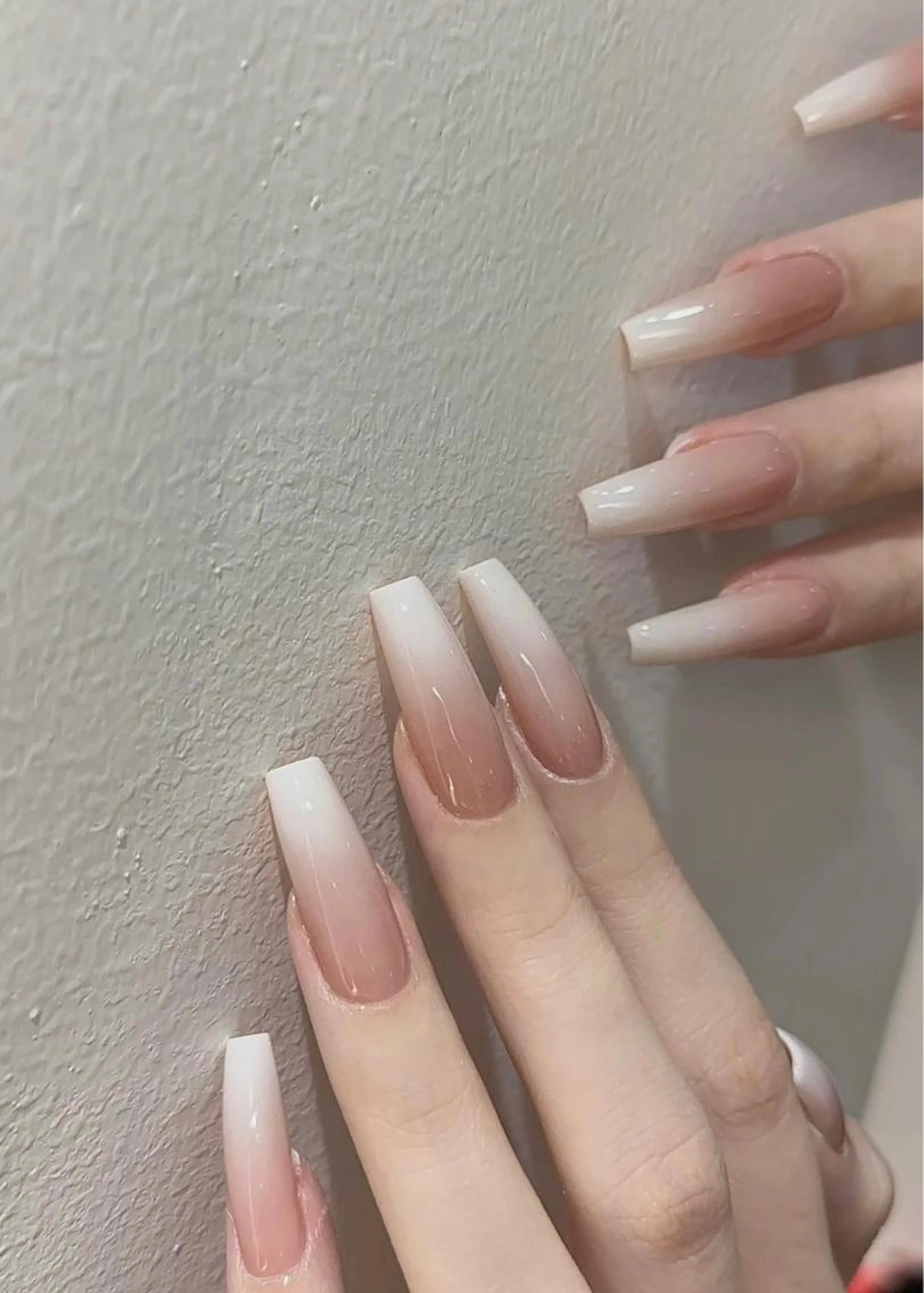 オフ込み💗2色グラデーション　カラー／ラメ/フラッシュの写真