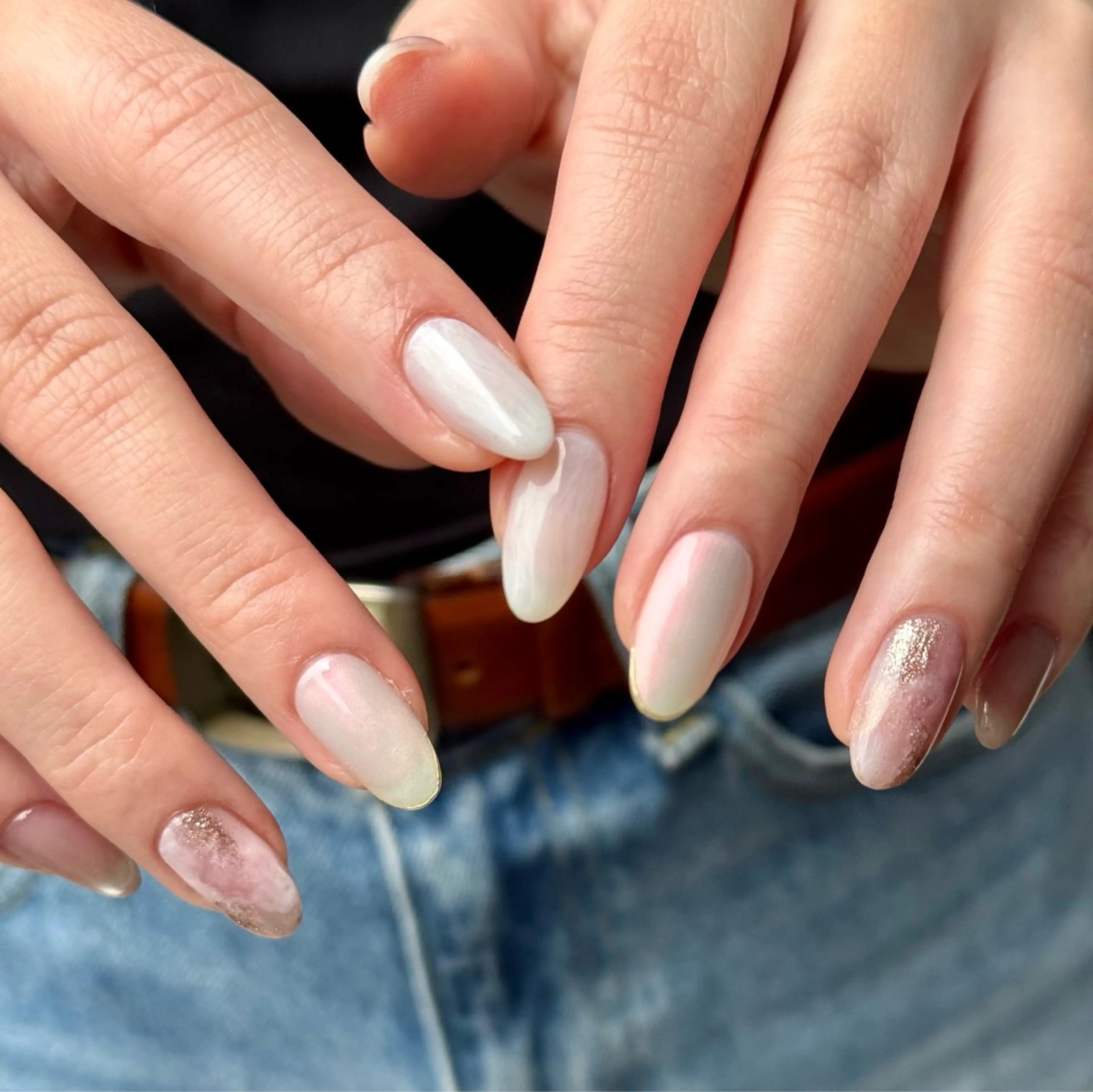 ネイル ニュアンスネイル ハンドネイル Blé nailのネイルデザイン