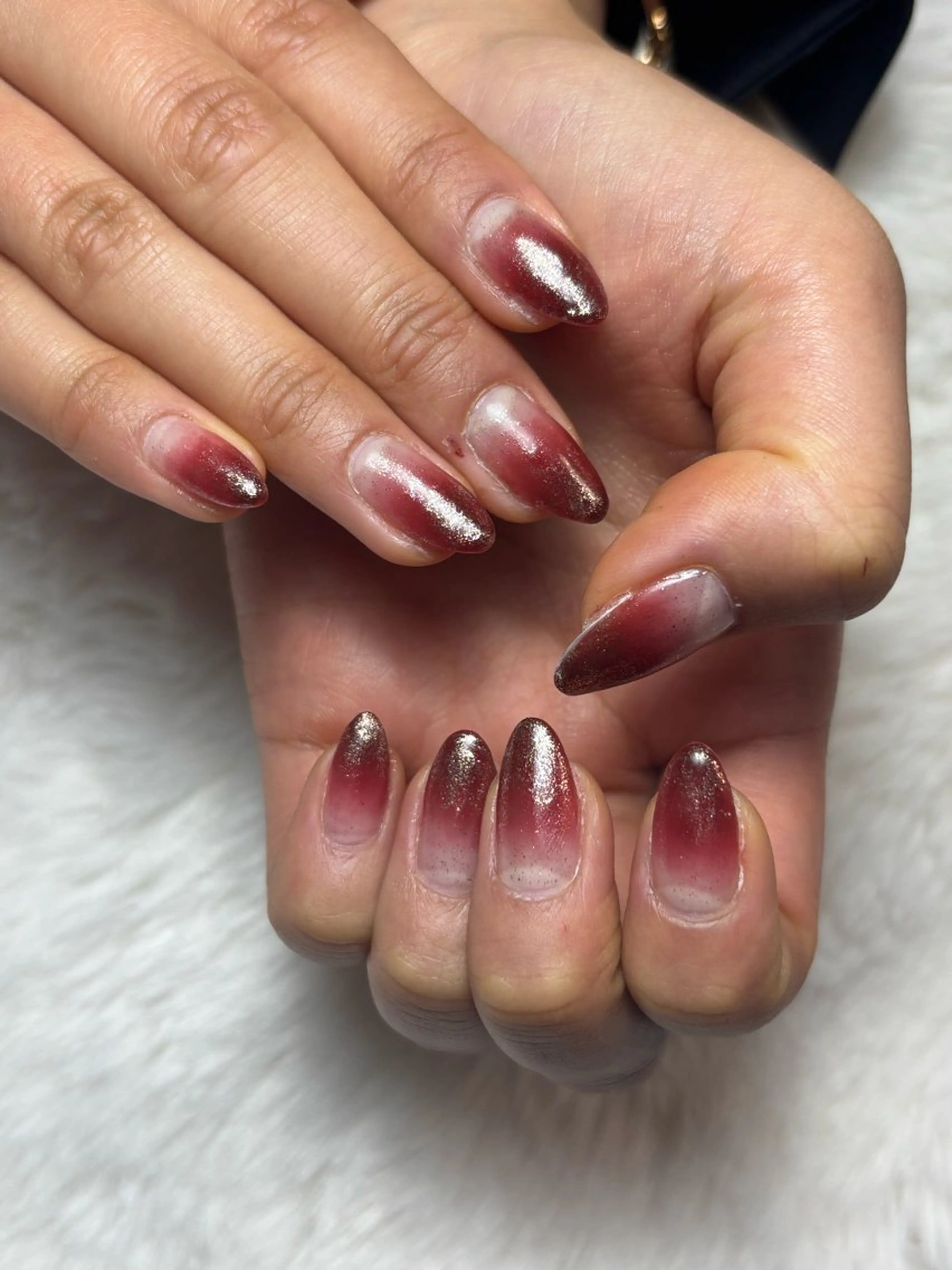 ネイル 持ち込み 三本 綾奈のネイルデザイン