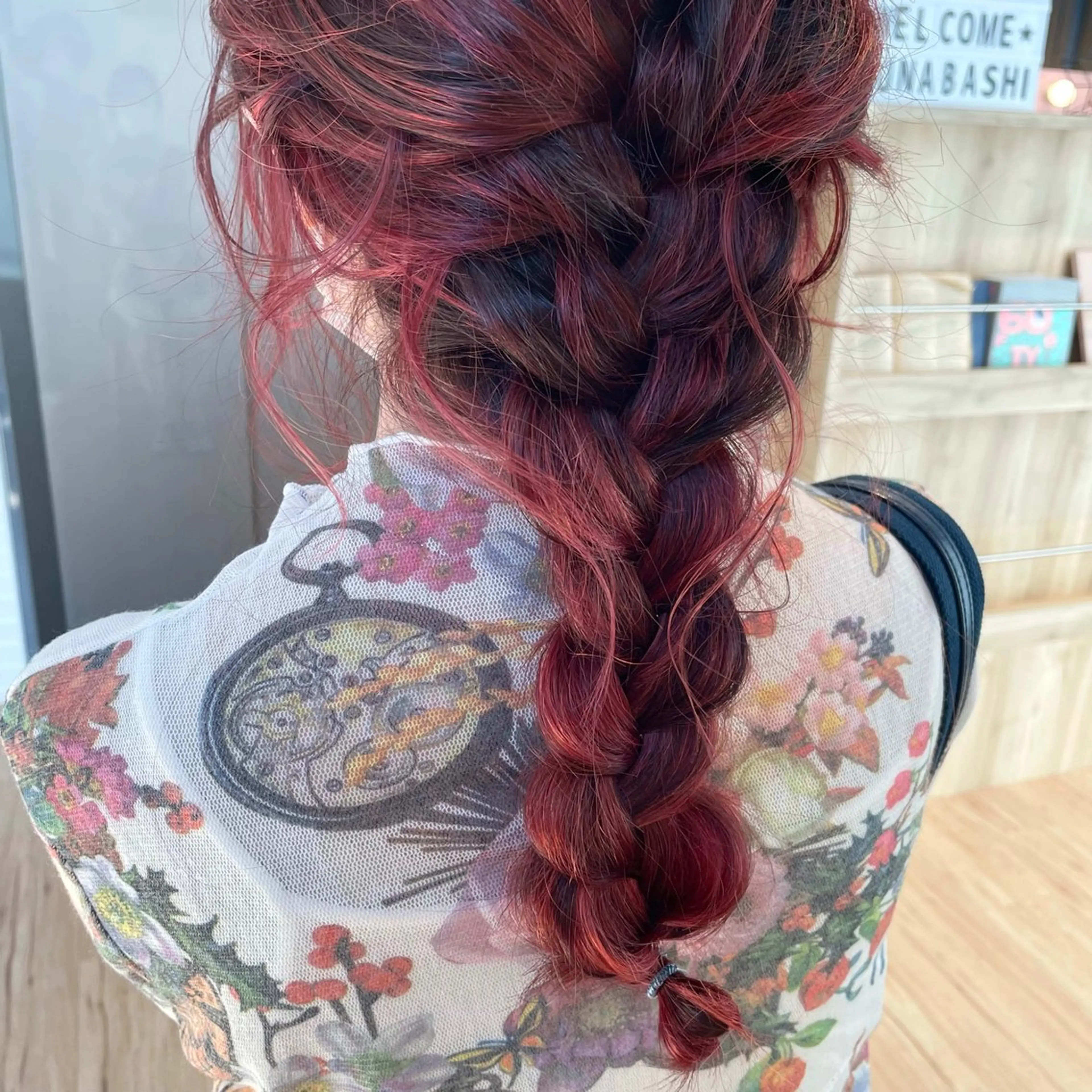 カラー ヘアアレンジ ボブ/暖色/デザイン KOYUKI⛄️のヘアスタイル