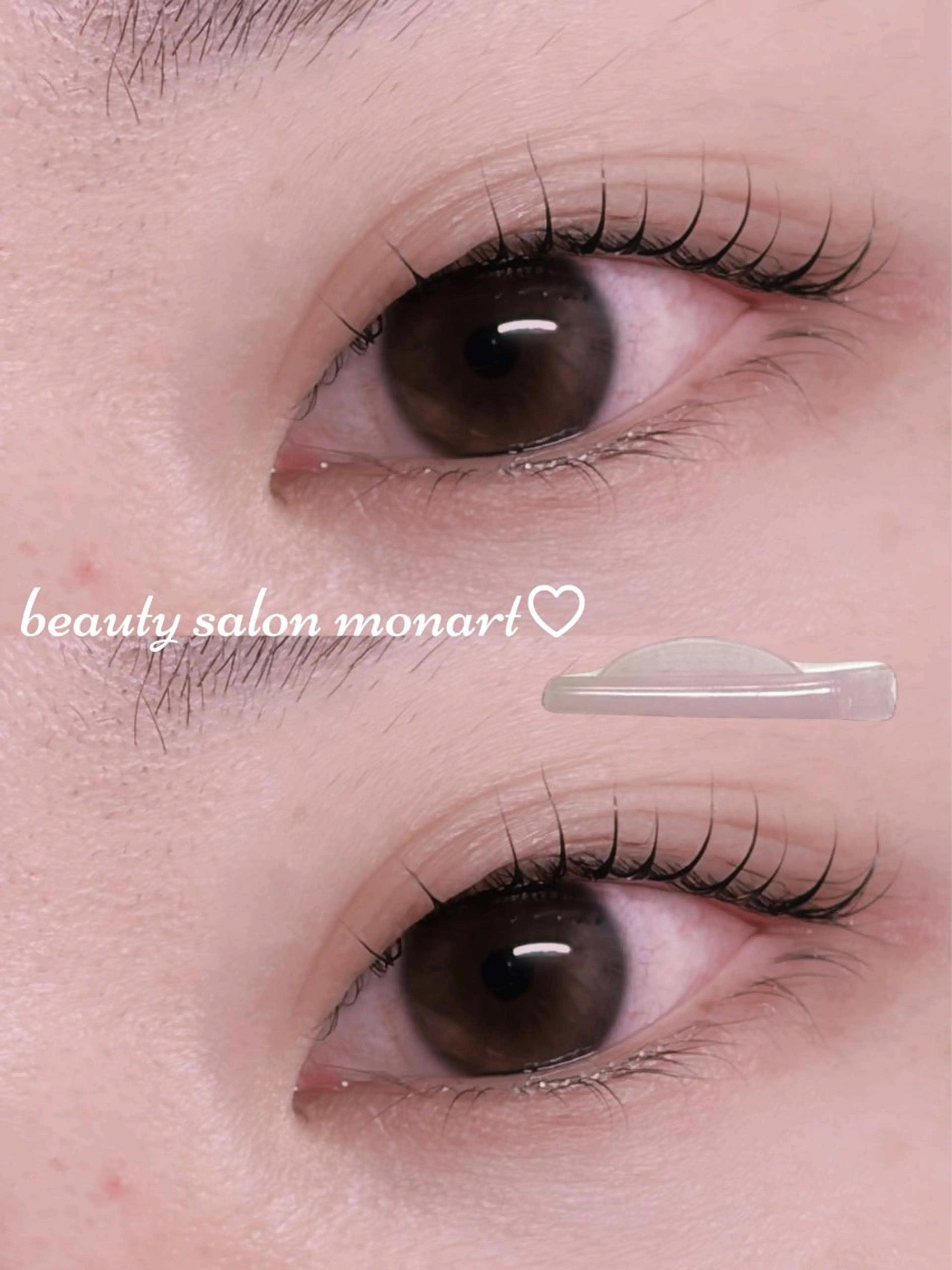 マツエク・マツパ マツパ monart kurehaのマツエク・マツパデザイン